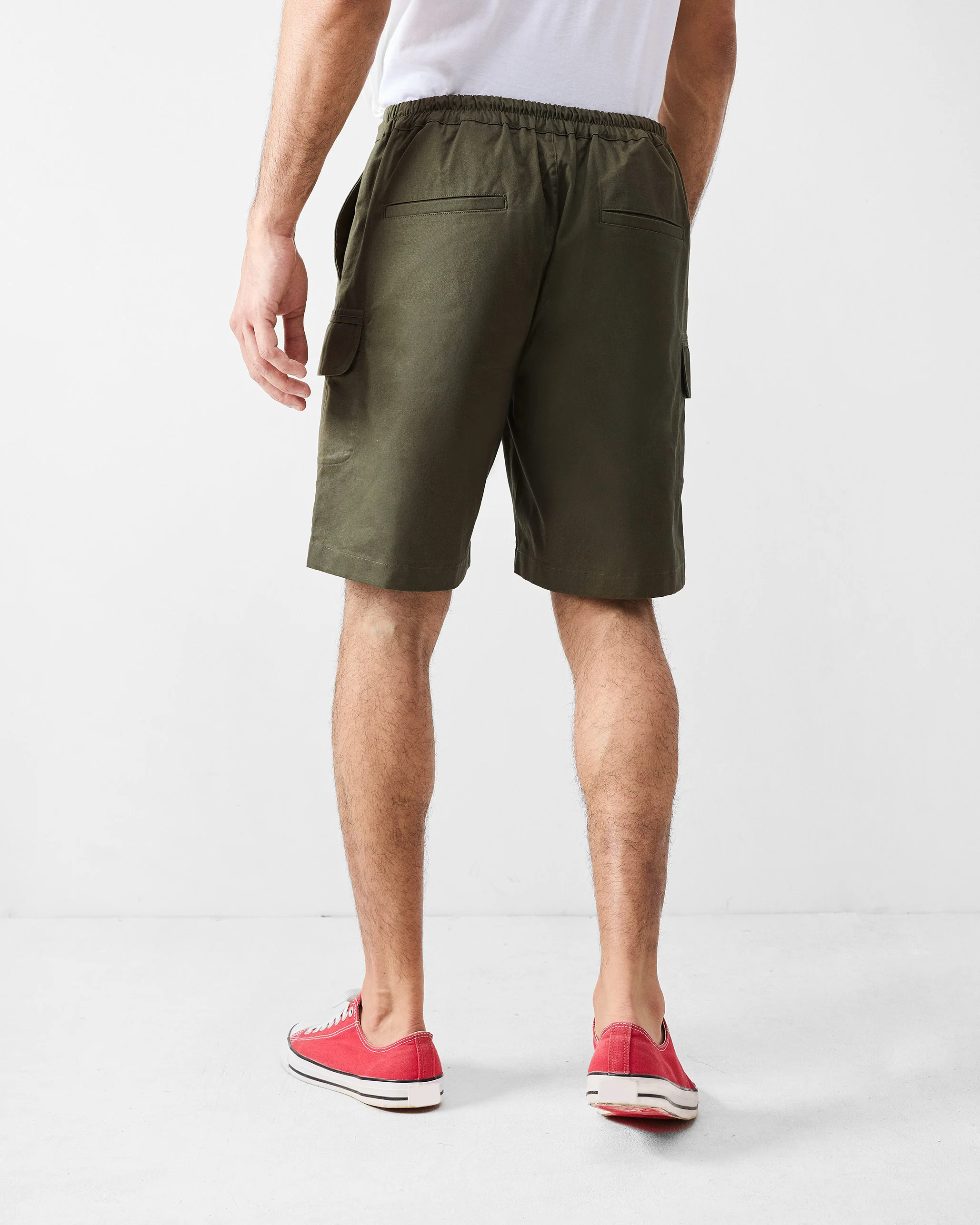 Utility Shorts - Olive - Image 2