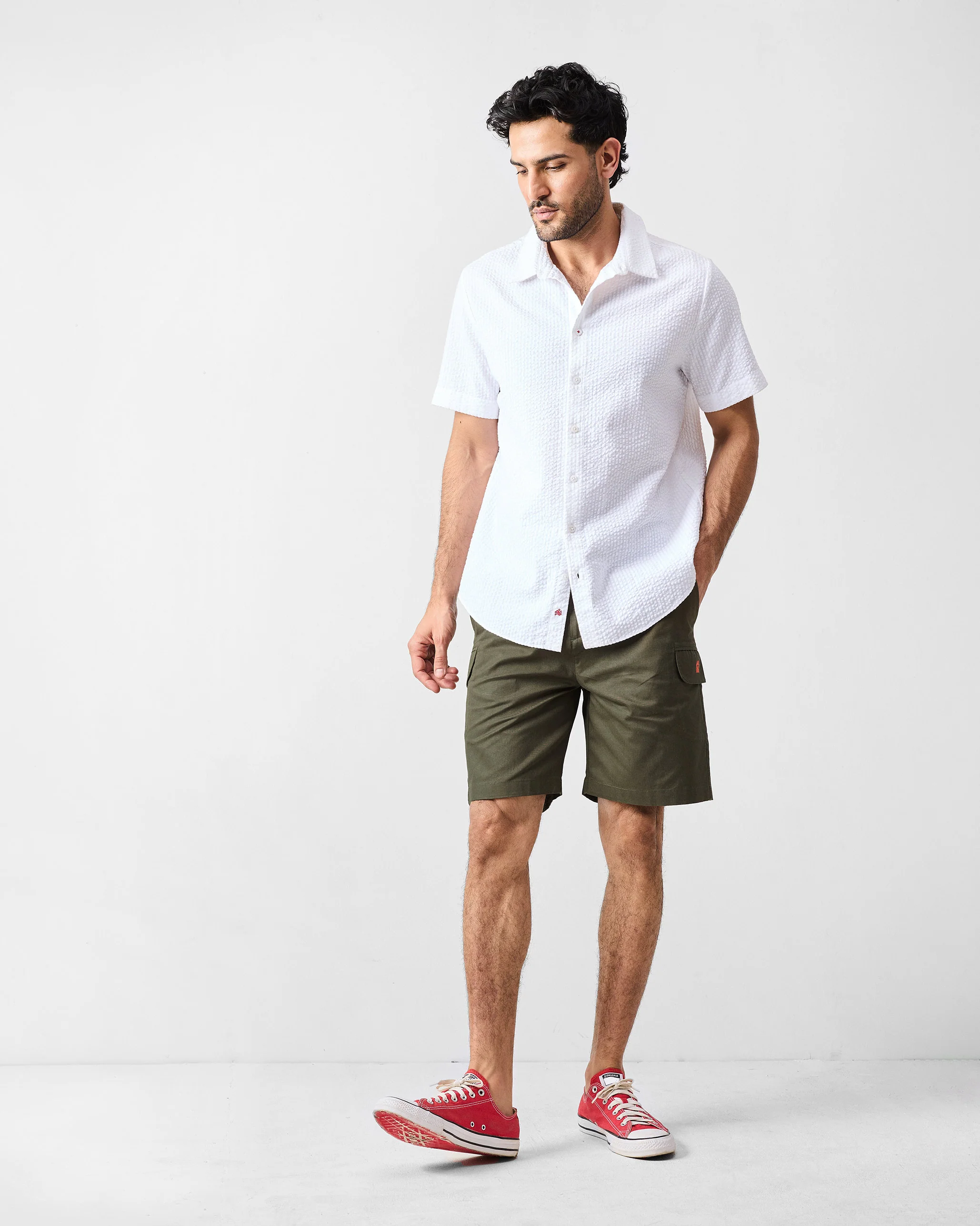 Utility Shorts - Olive - Image 5