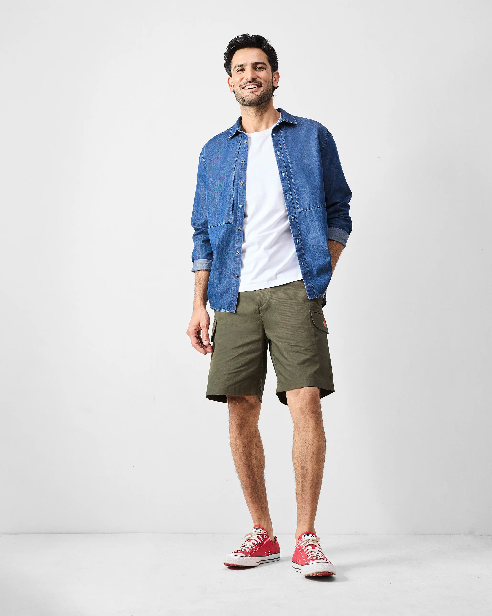 Utility Shorts - Olive - Image 6