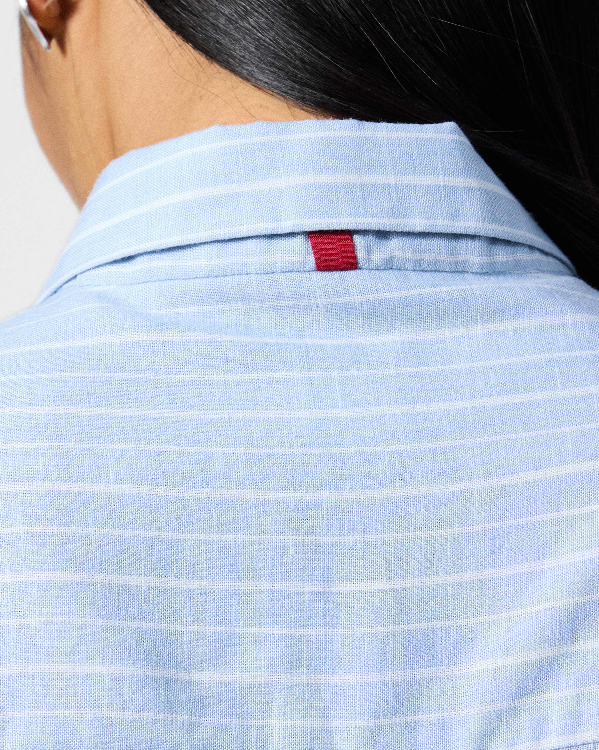 Vaah Top - Blue & white Stripes - Image 5
