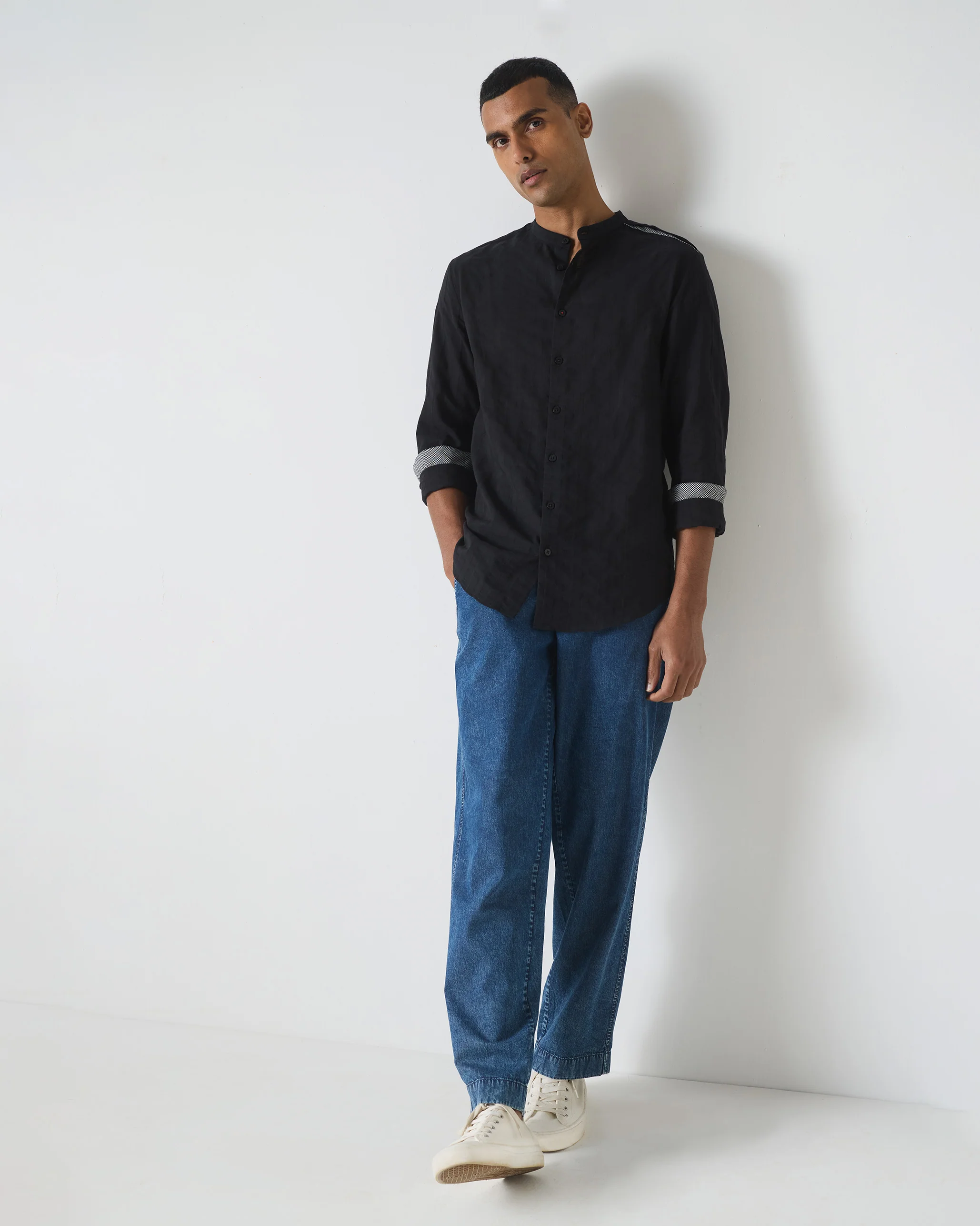 Varkala Shirt - Black Stripes - Image 8