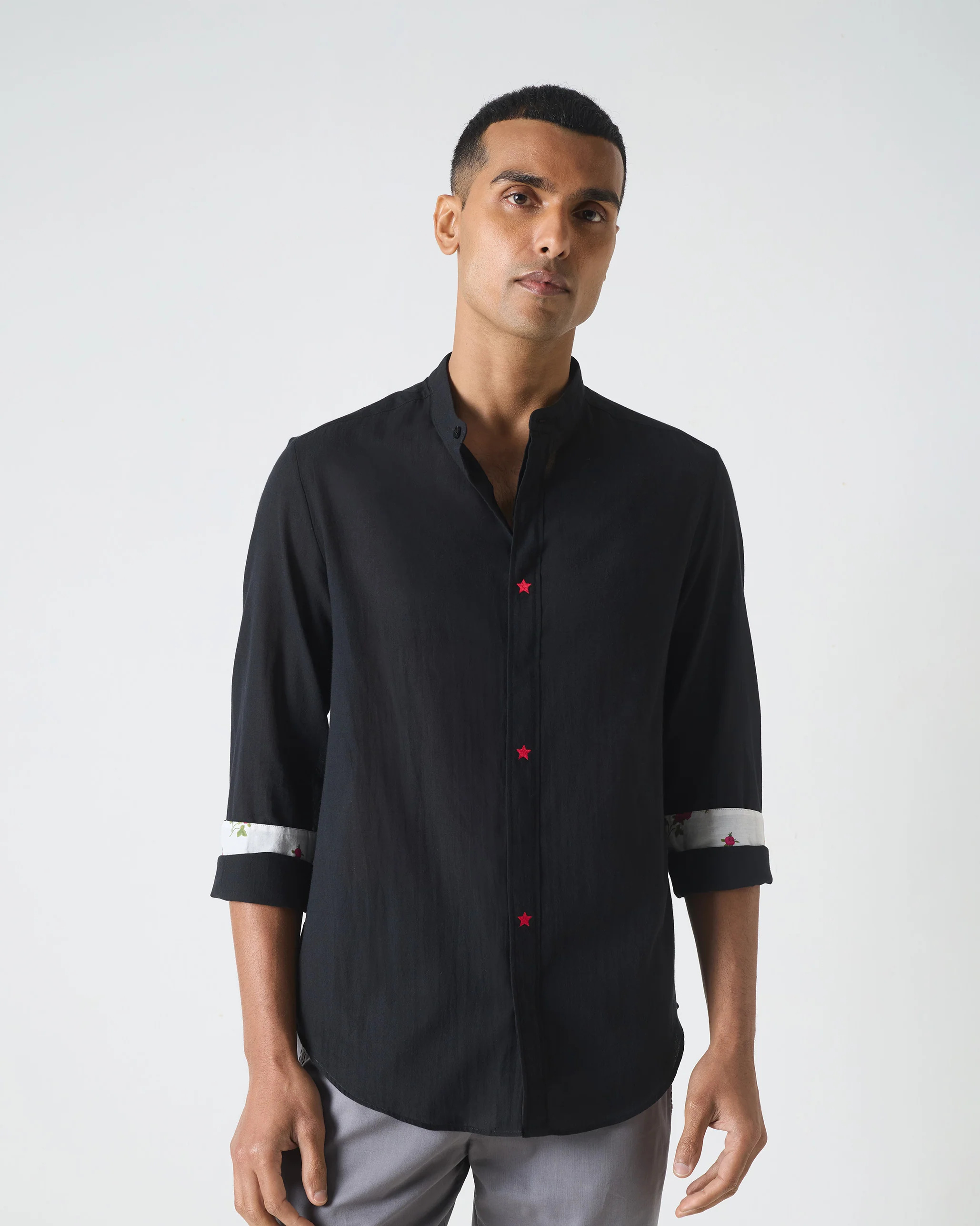 Varkala Shirt - Black Stripes - Image 9