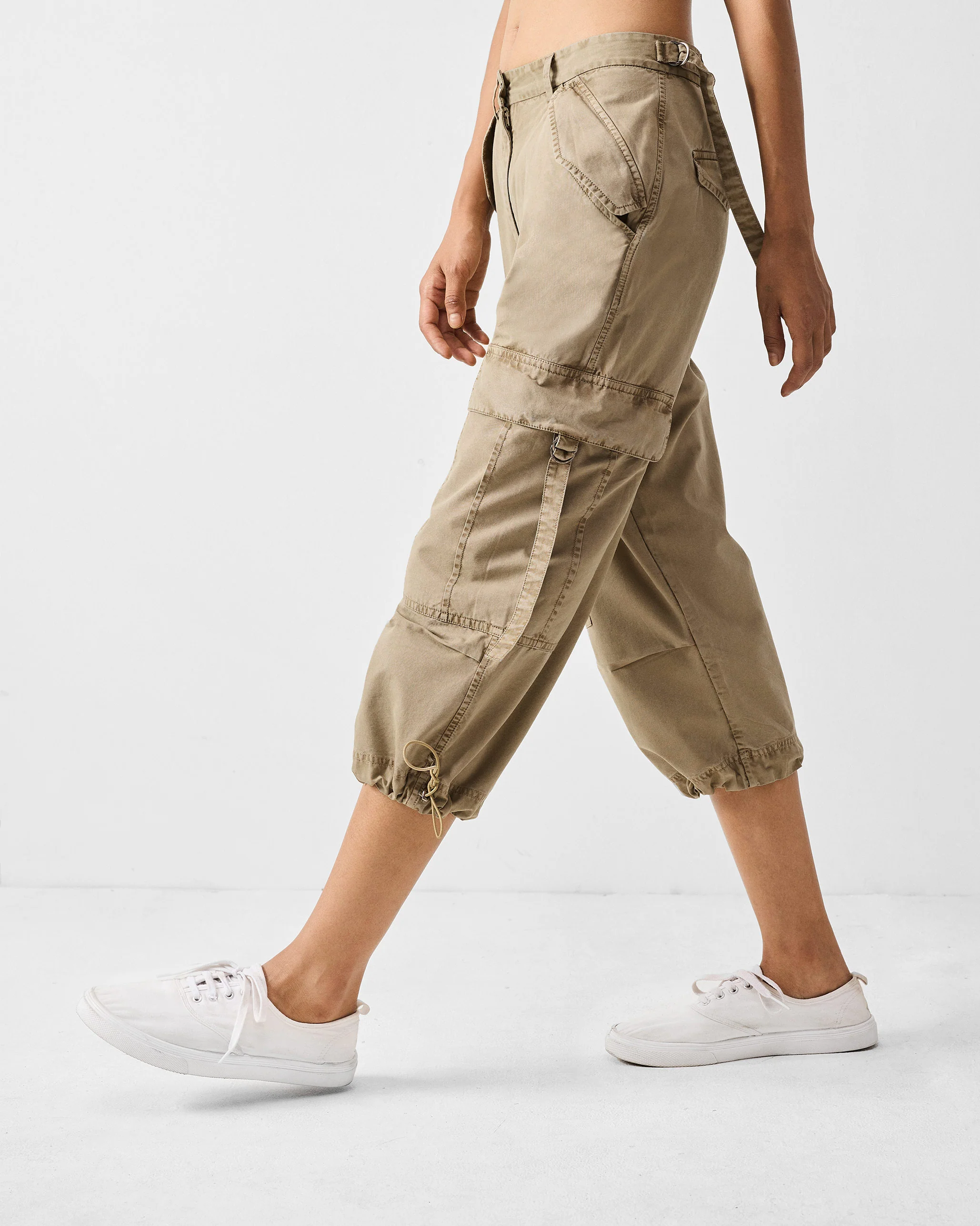 Vellore Capris - Khaki - Image 3