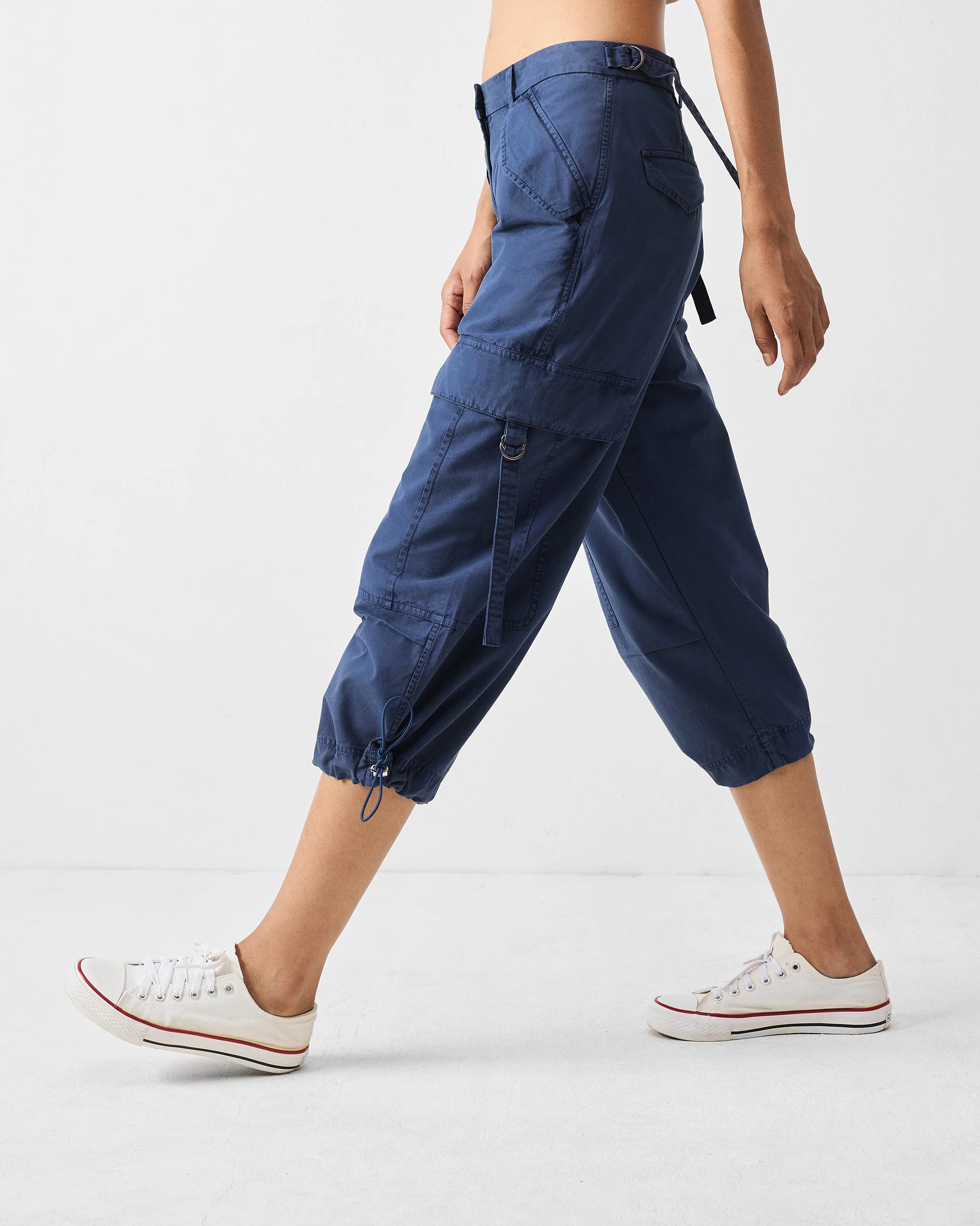 Vellore Capris - Navy - Image 4