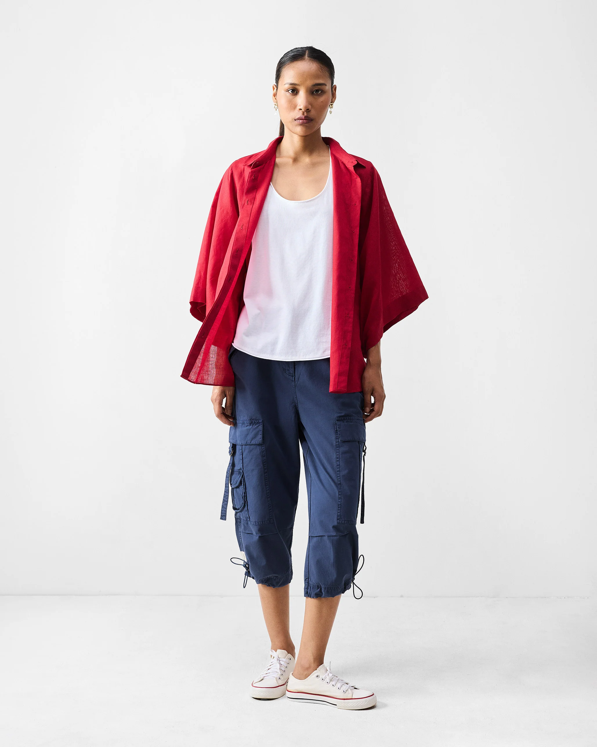 Vellore Capris - Navy - Image 8