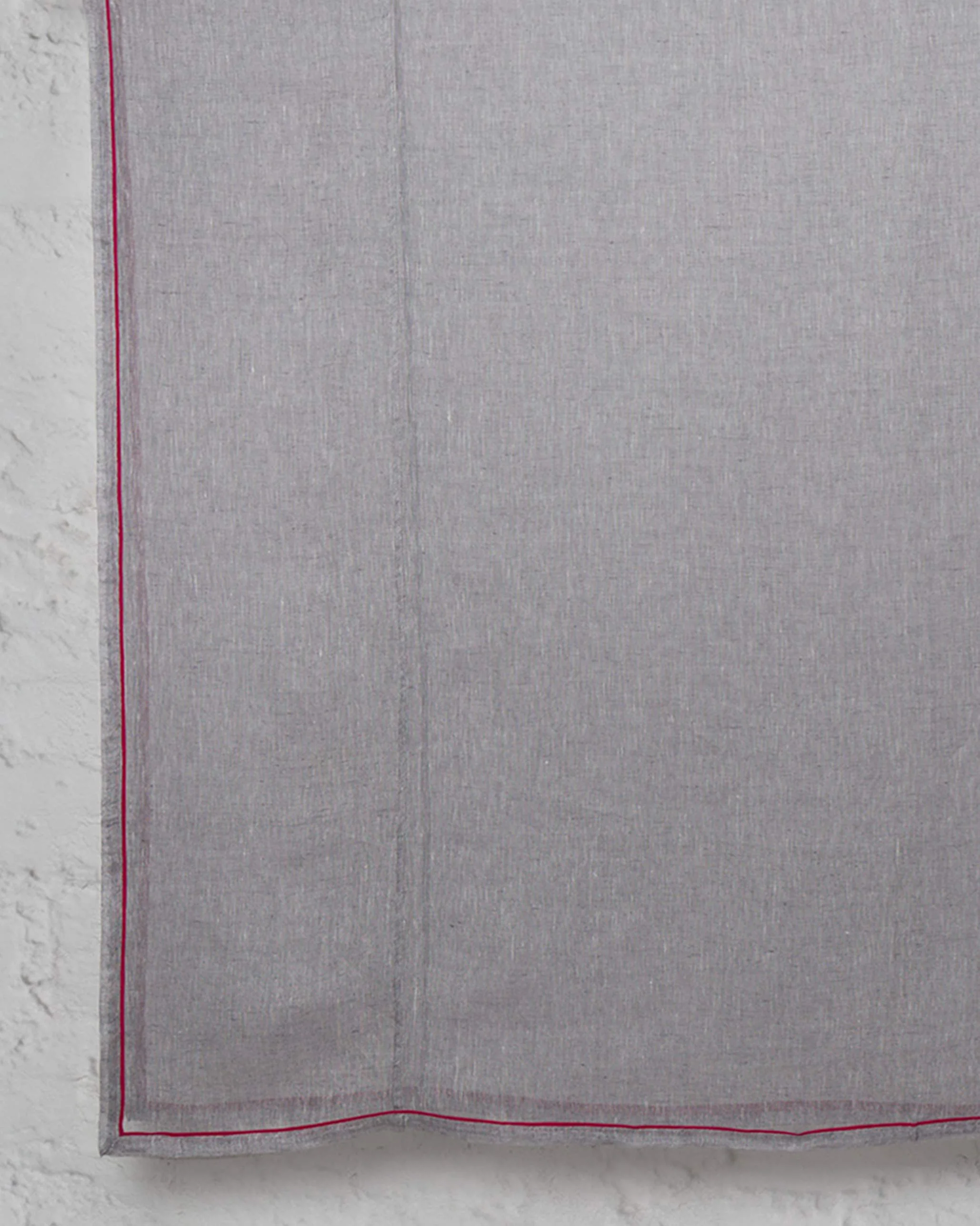 Verandah Classic Table Cloth Small - Grey & Fuchsia - Image 2
