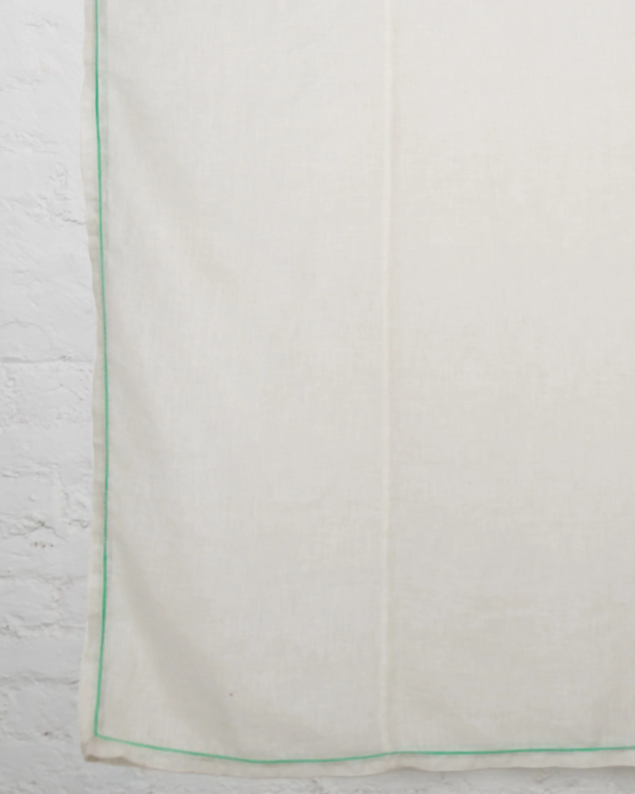 Verandah Classic Table Cloth Small - Ivory & Aqua - Image 2