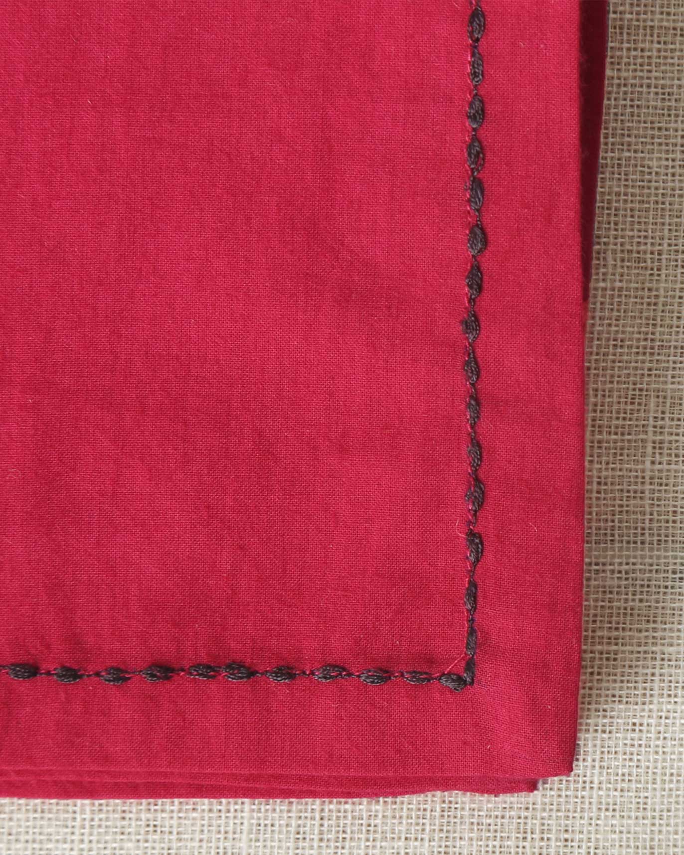 Verandah Cocktail Napkins (Set of 6) - Fuchsia - Image 2