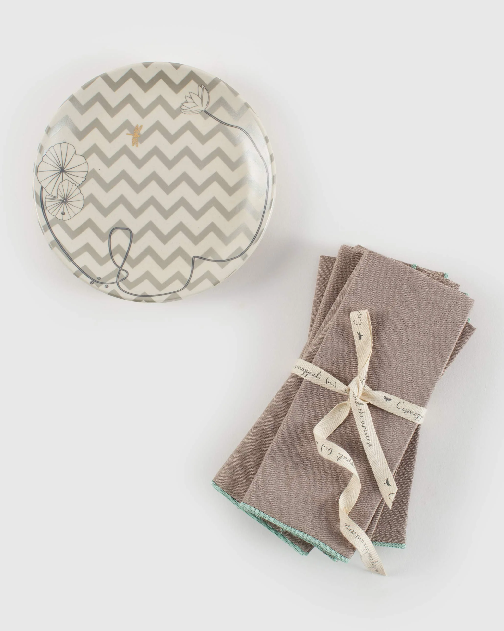 Verandah Dinner Napkins (Set of 6) - Grey - Image 2