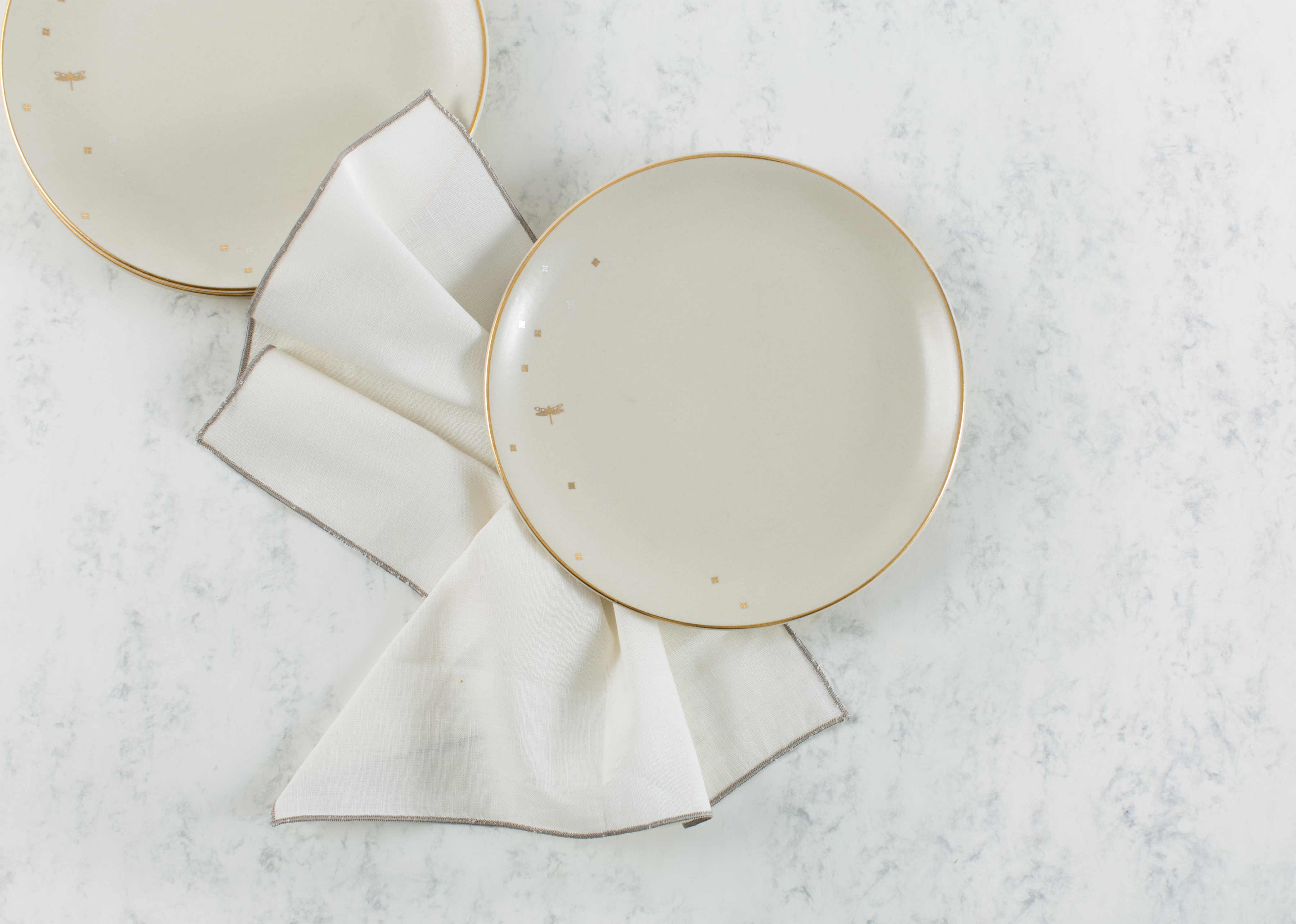 Verandah Dinner Napkins (Set of 6) - Ivory - Image 3