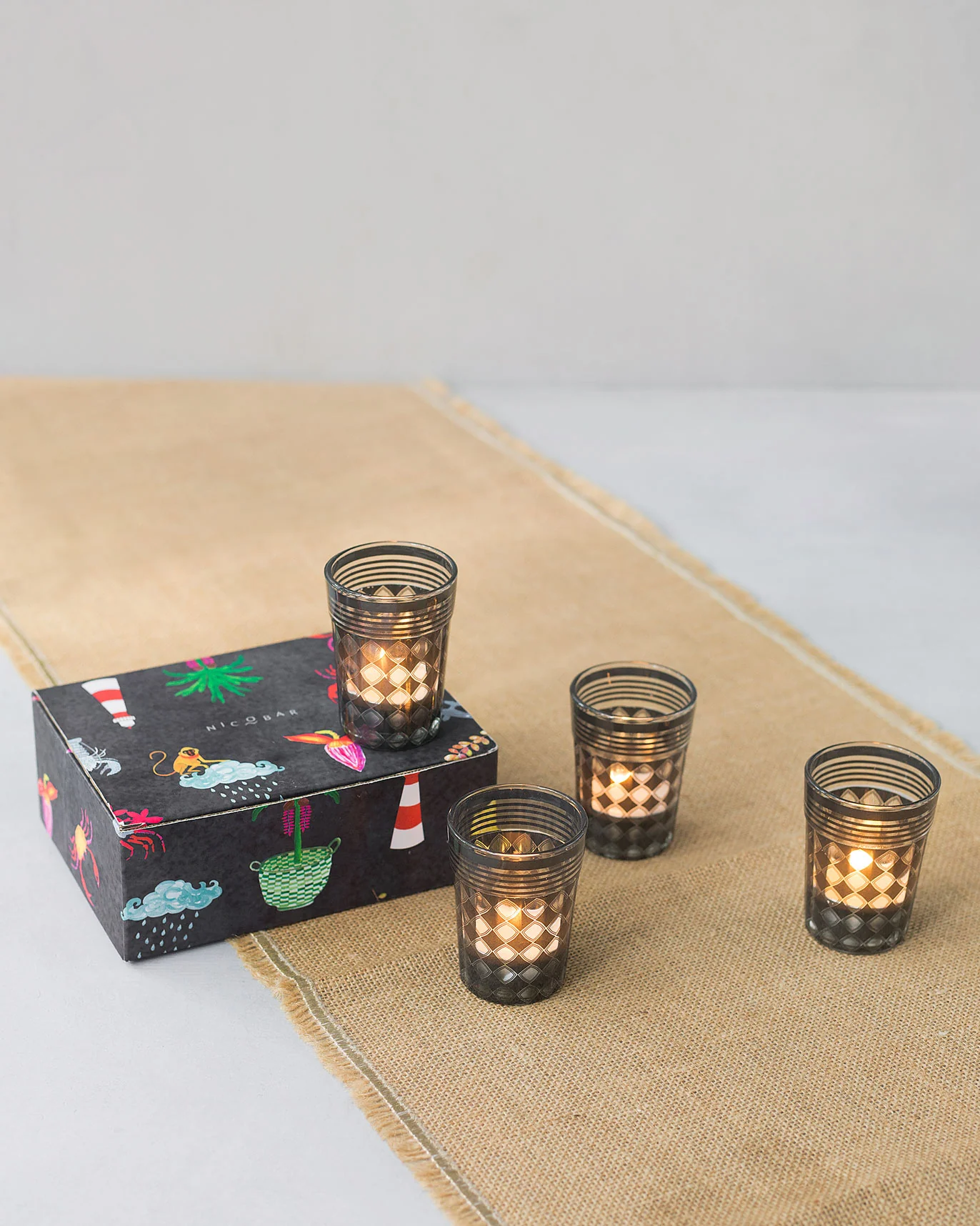 Votives and Chai Glass w/o Tealight (Set of 4) - Image 2