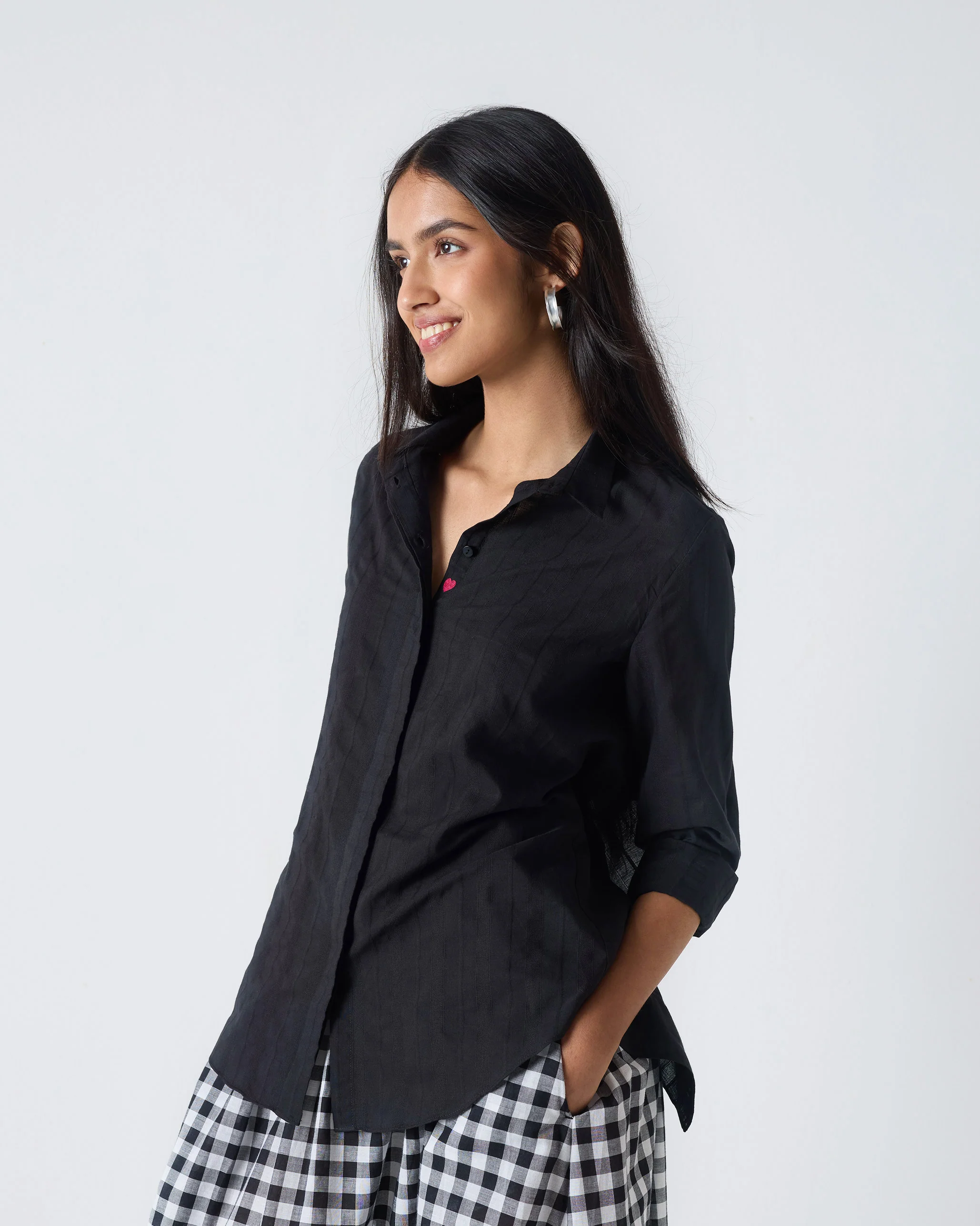 Waterfall Shirt - Black - Image 2