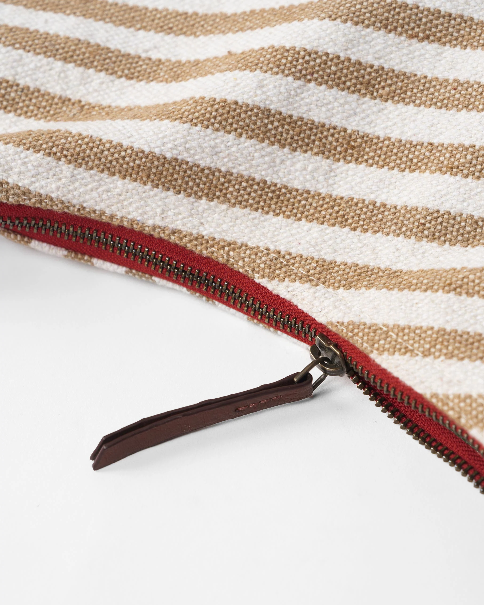 Wayfarer Bag - Beige & White Stripes - Image 5