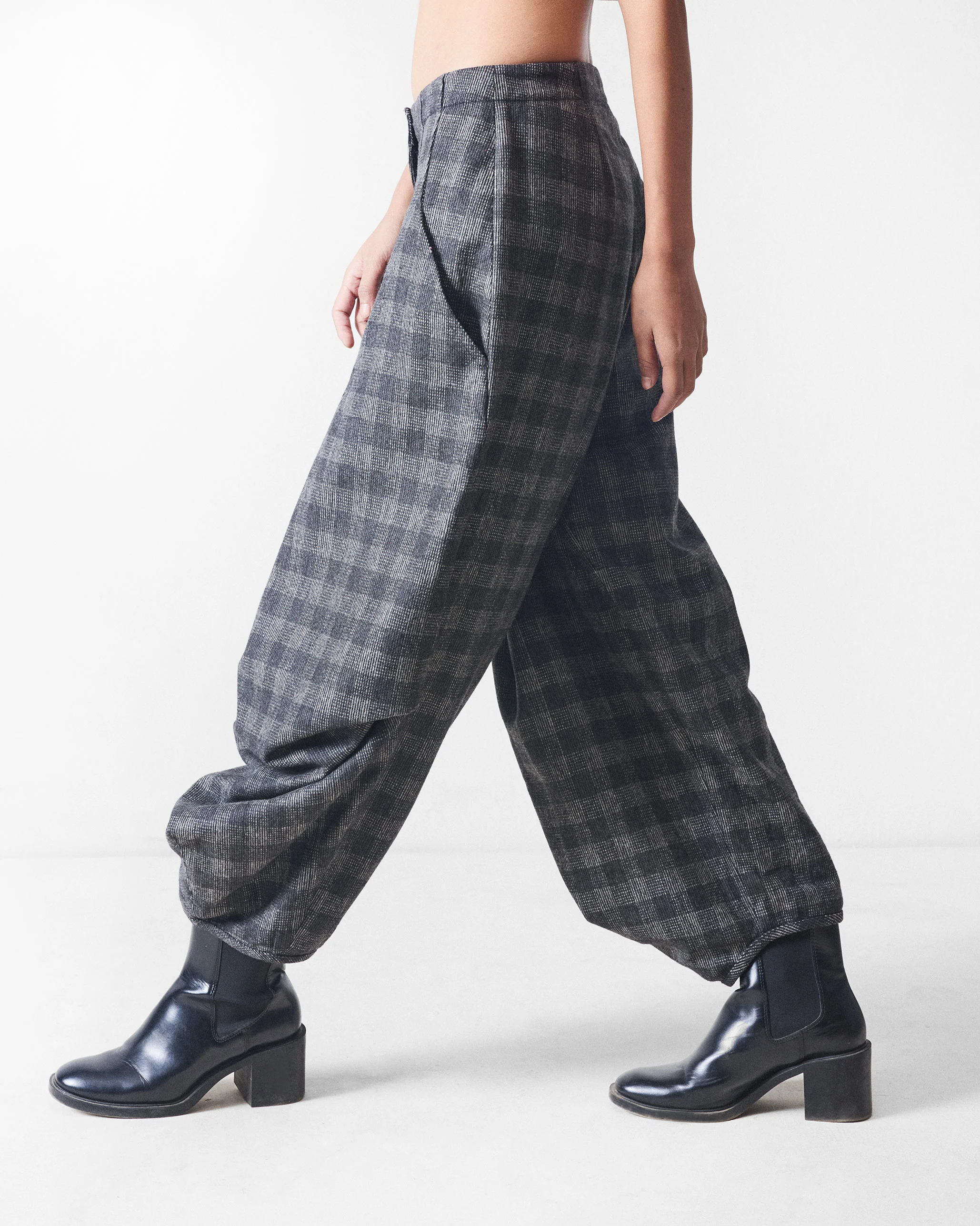 Weekend Trousers - Black & Charcoal - Image 2