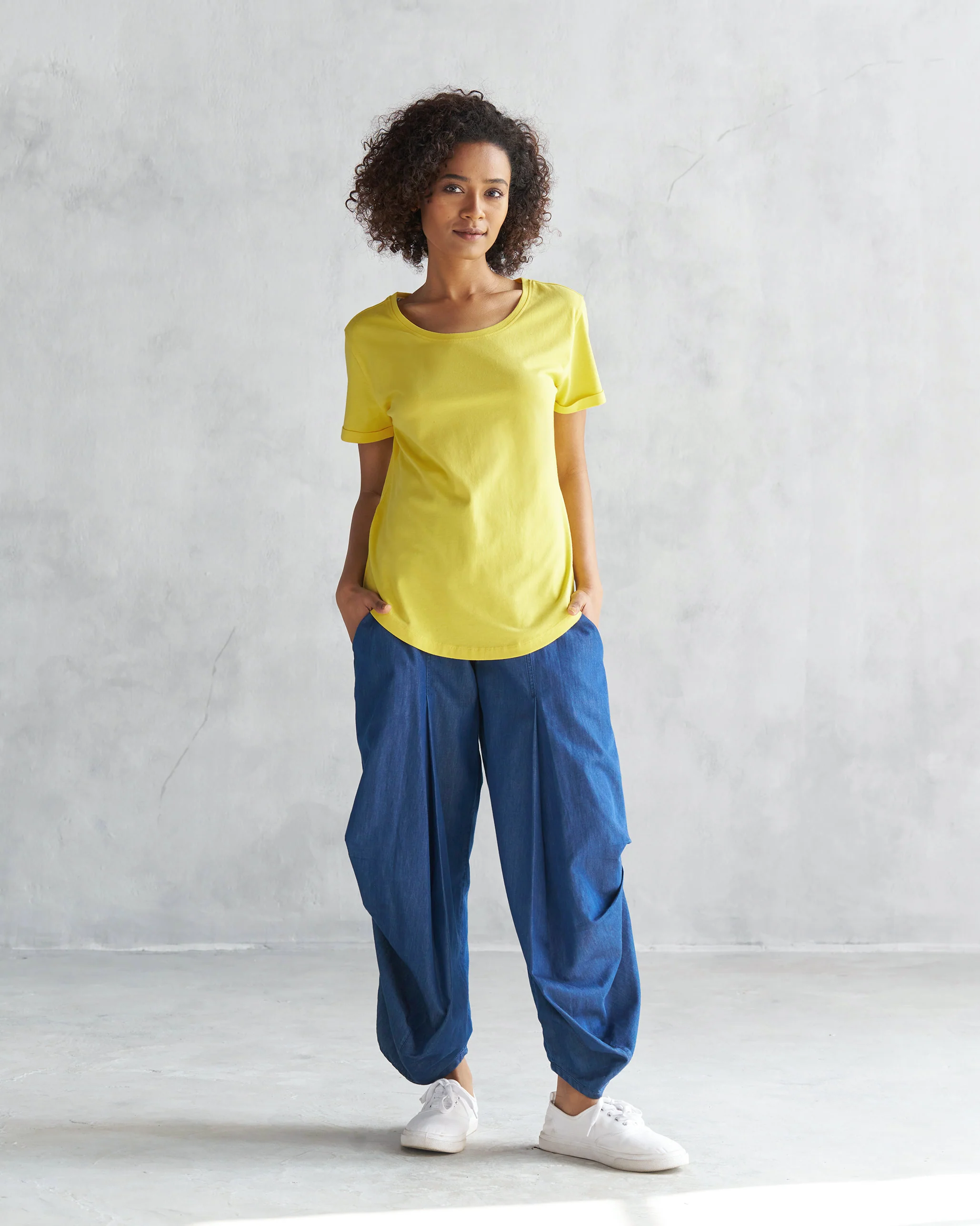 Weekend Trousers - Mid Blue - Image 4