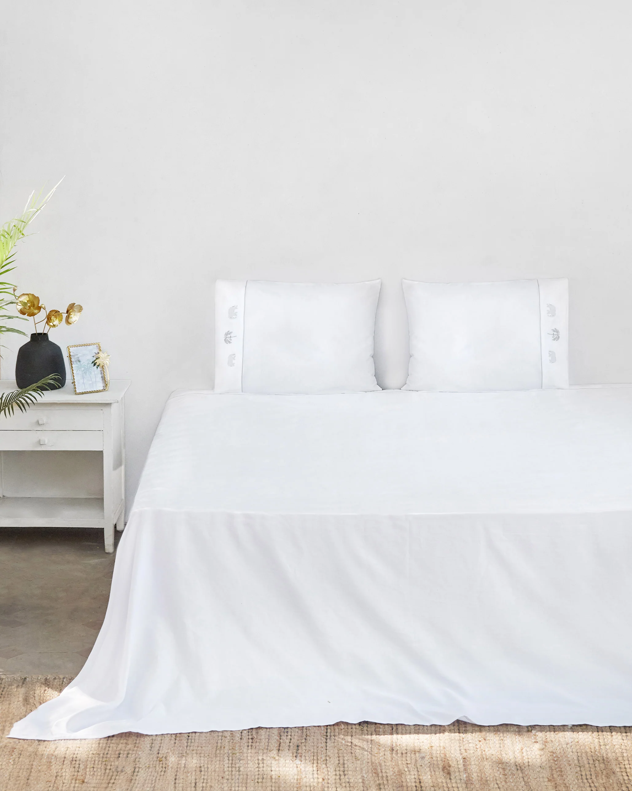White Pillow Case - Set of 2 - Image 4