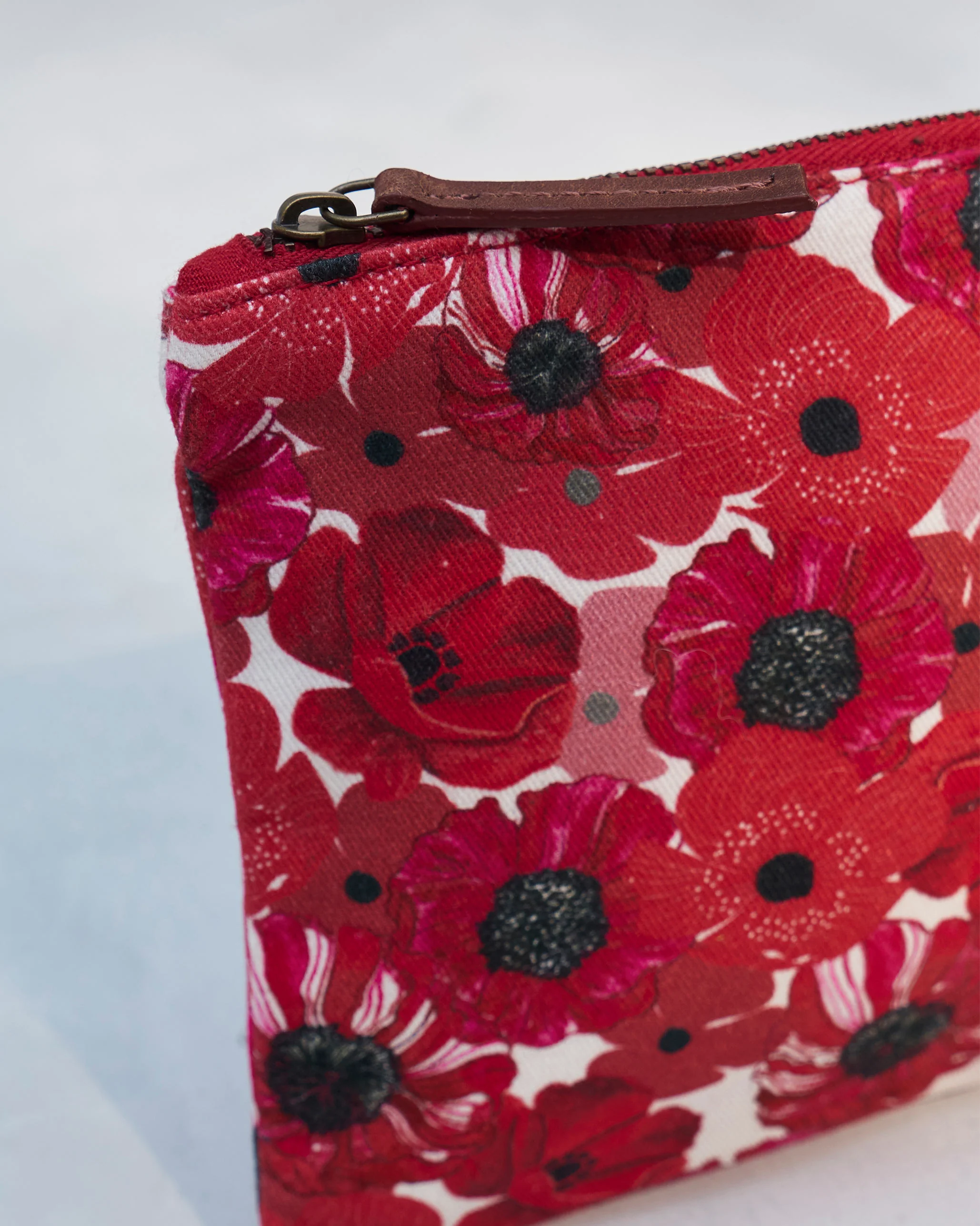 Wildflower Midi Pouch - Red - Image 2
