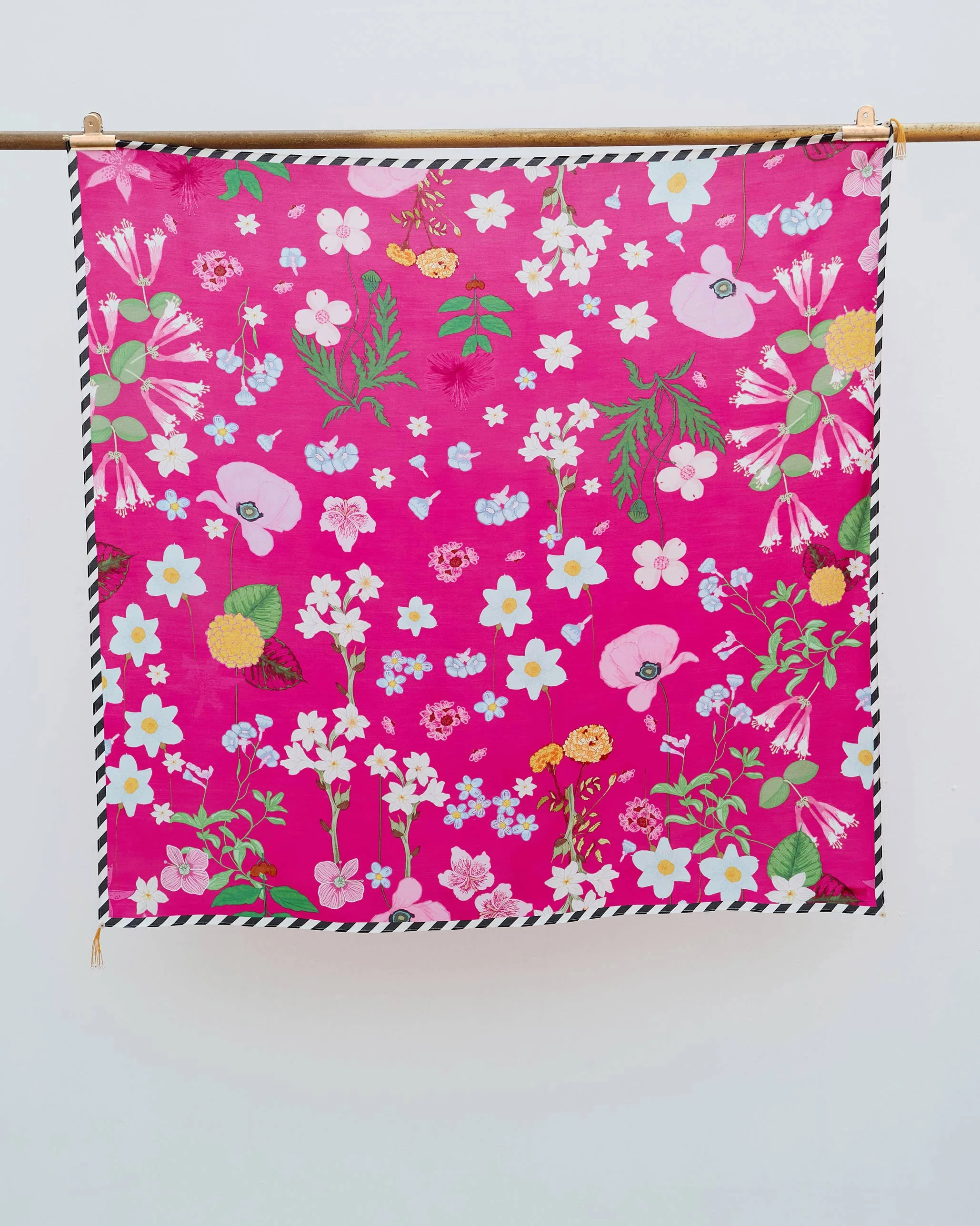 Wildflower Scarf - Fuchsia - Image 3
