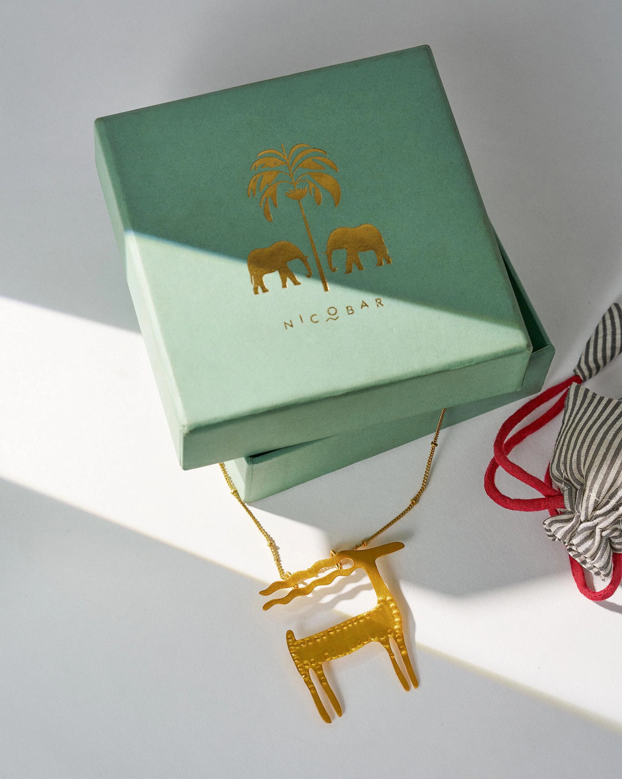 Windy Ram Necklace - Gold - Image 6