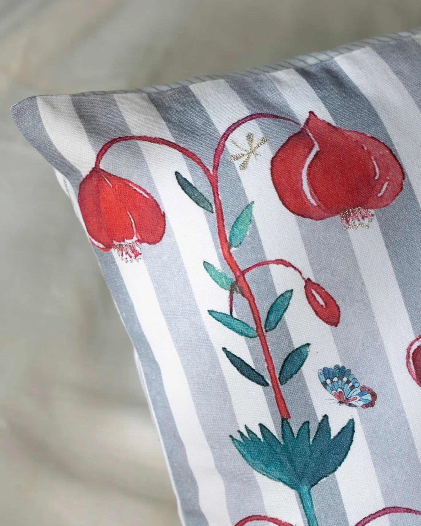 Winter Cherry Cushion Cover - Image 2