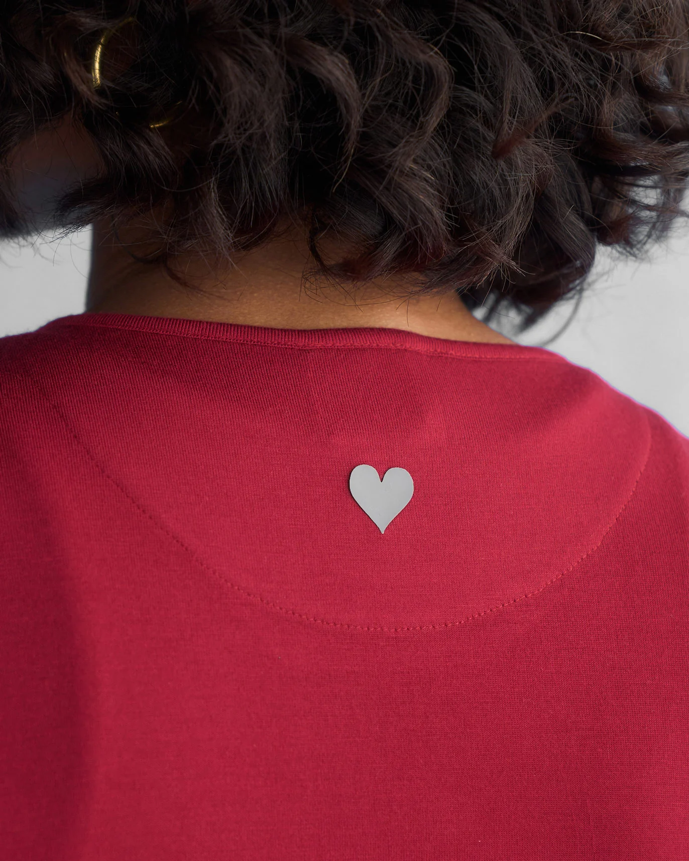 Wrap Front Top - Red - Image 2