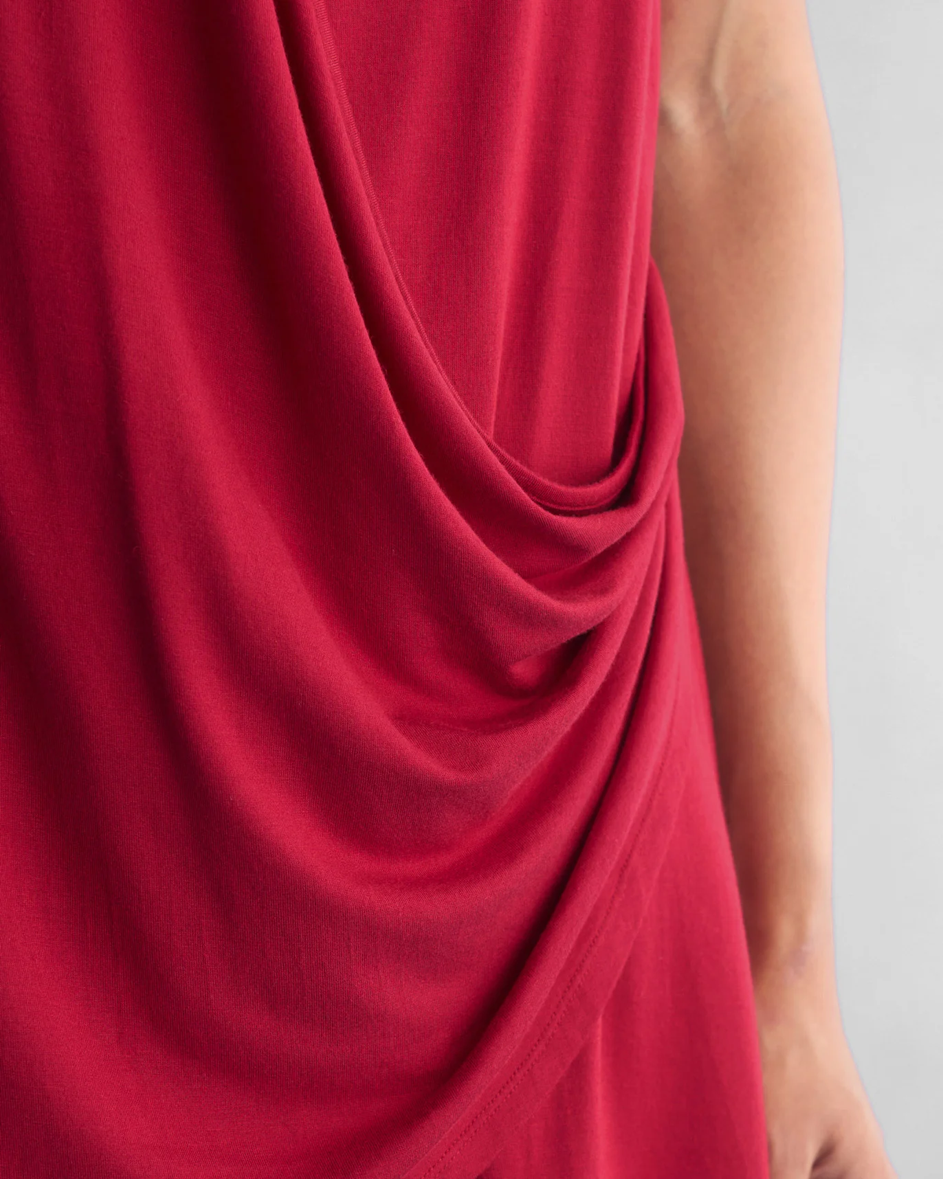Wrap Front Top - Red - Image 4
