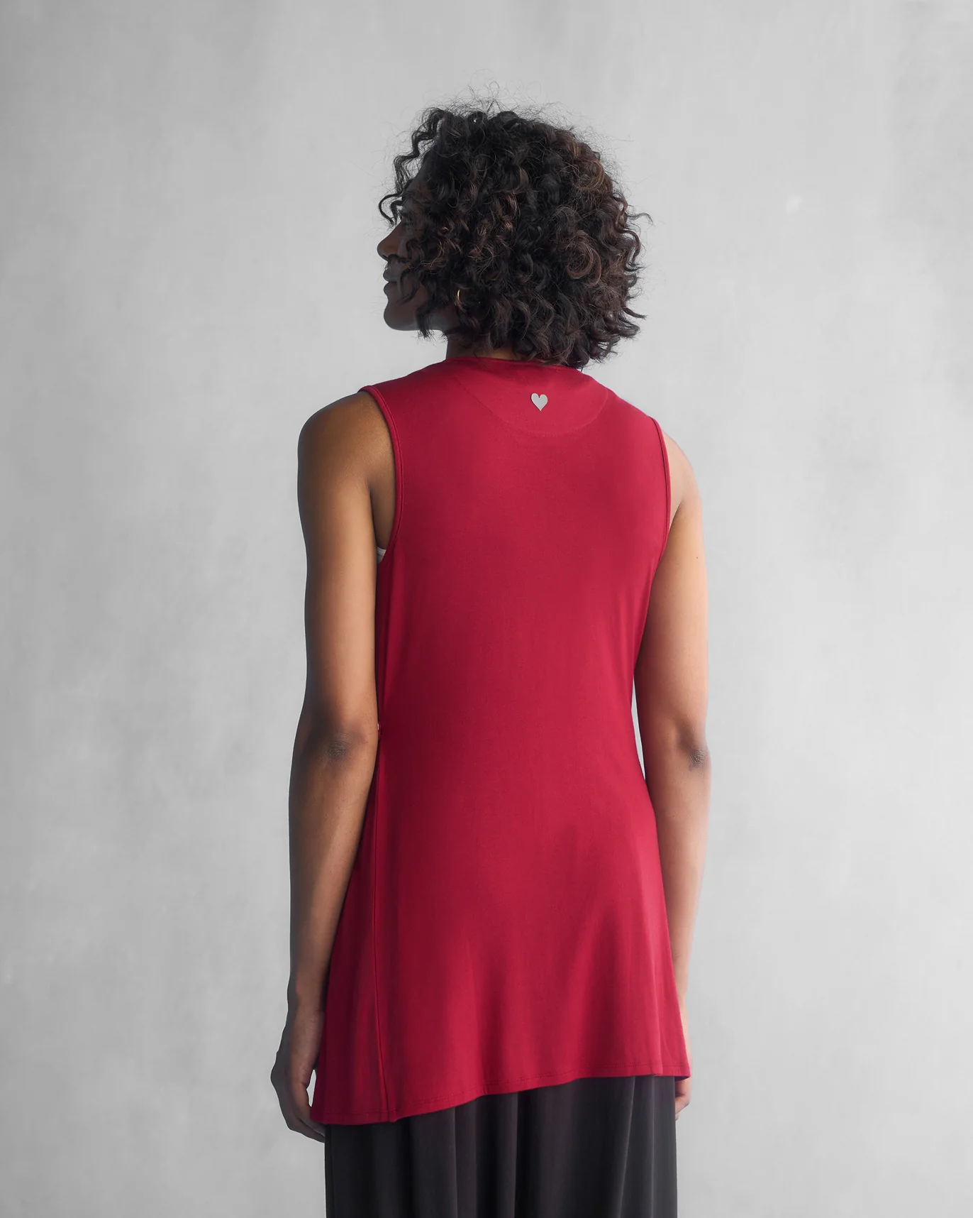 Wrap Front Top - Red - Image 6