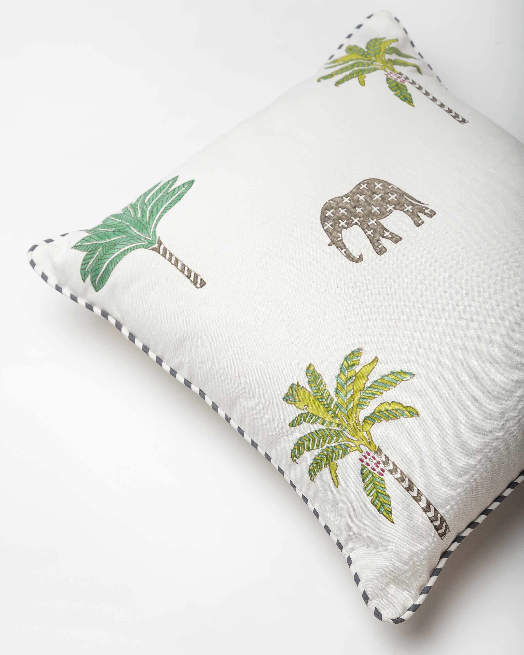 Yala Cushion Cover - Green - Image 2