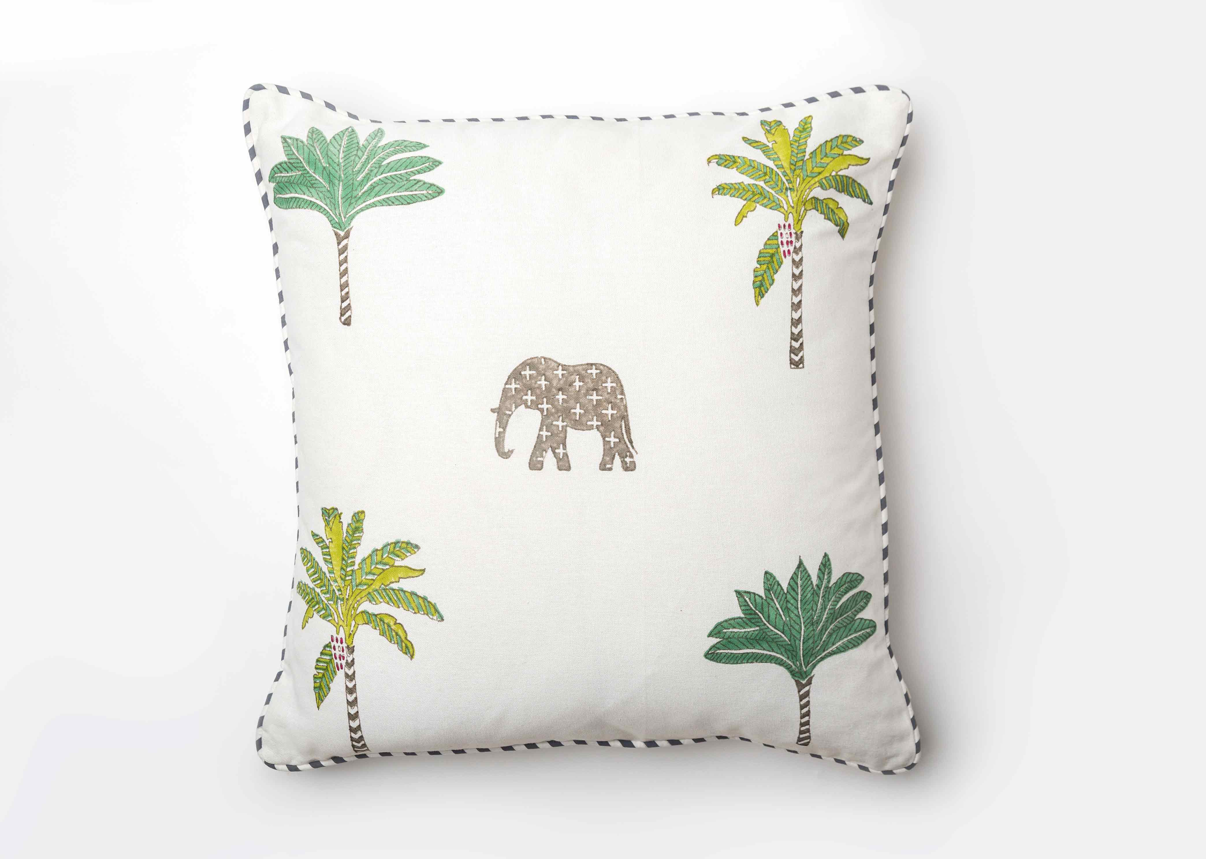 Yala Cushion Cover - Green - Image 3