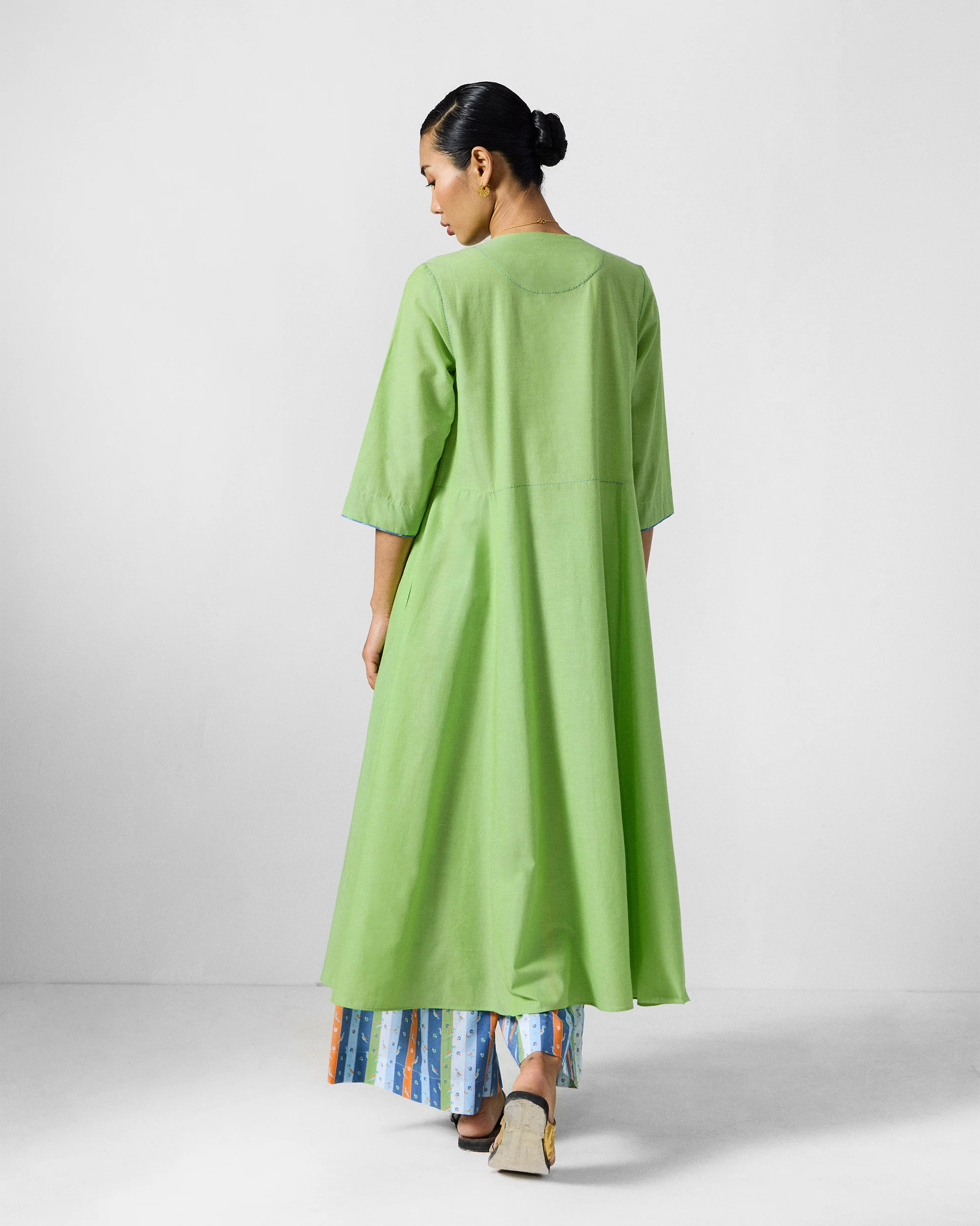 Yara Kurta - Light Green - Image 3