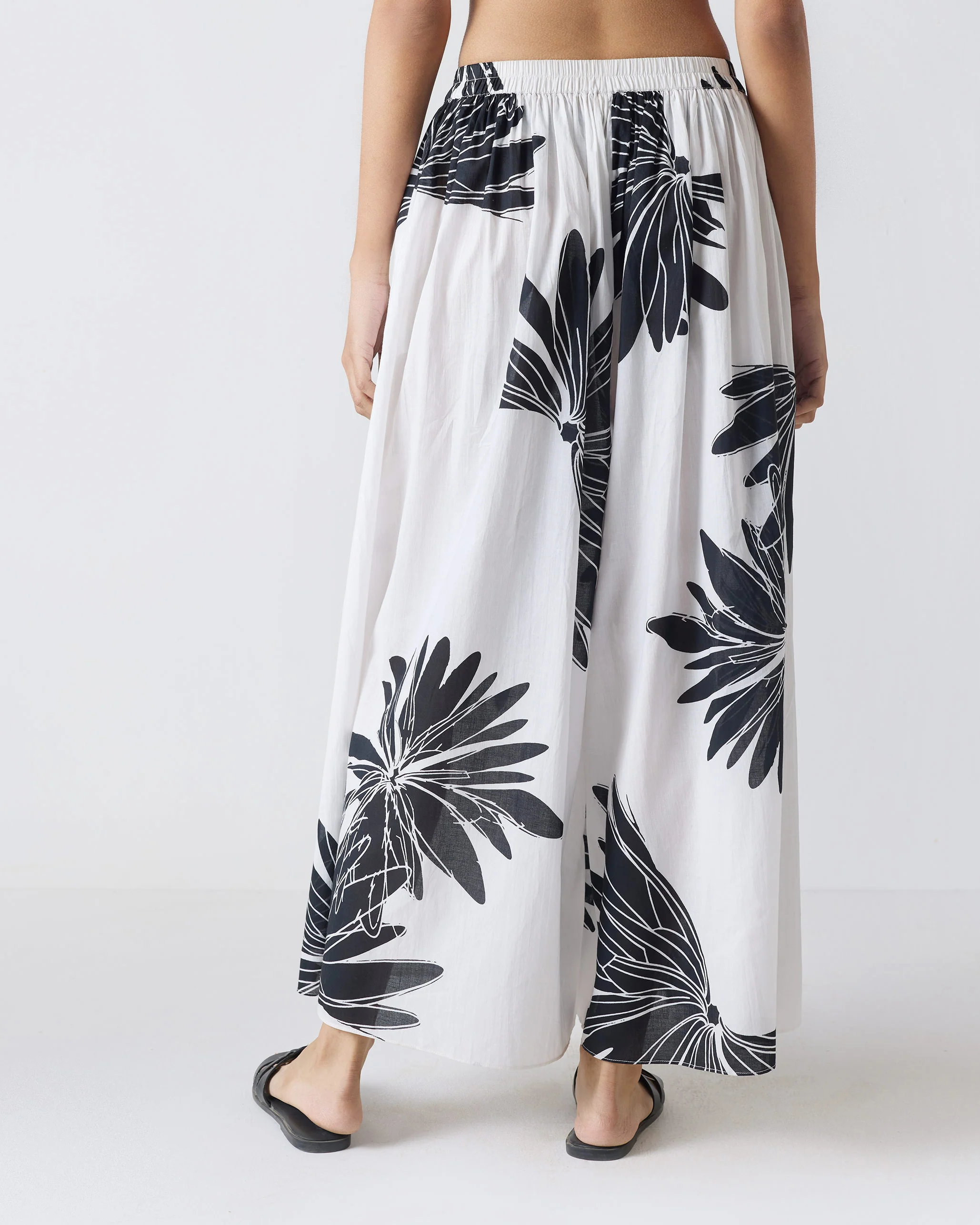 Yoi Hem Pants - Black & White - Image 3
