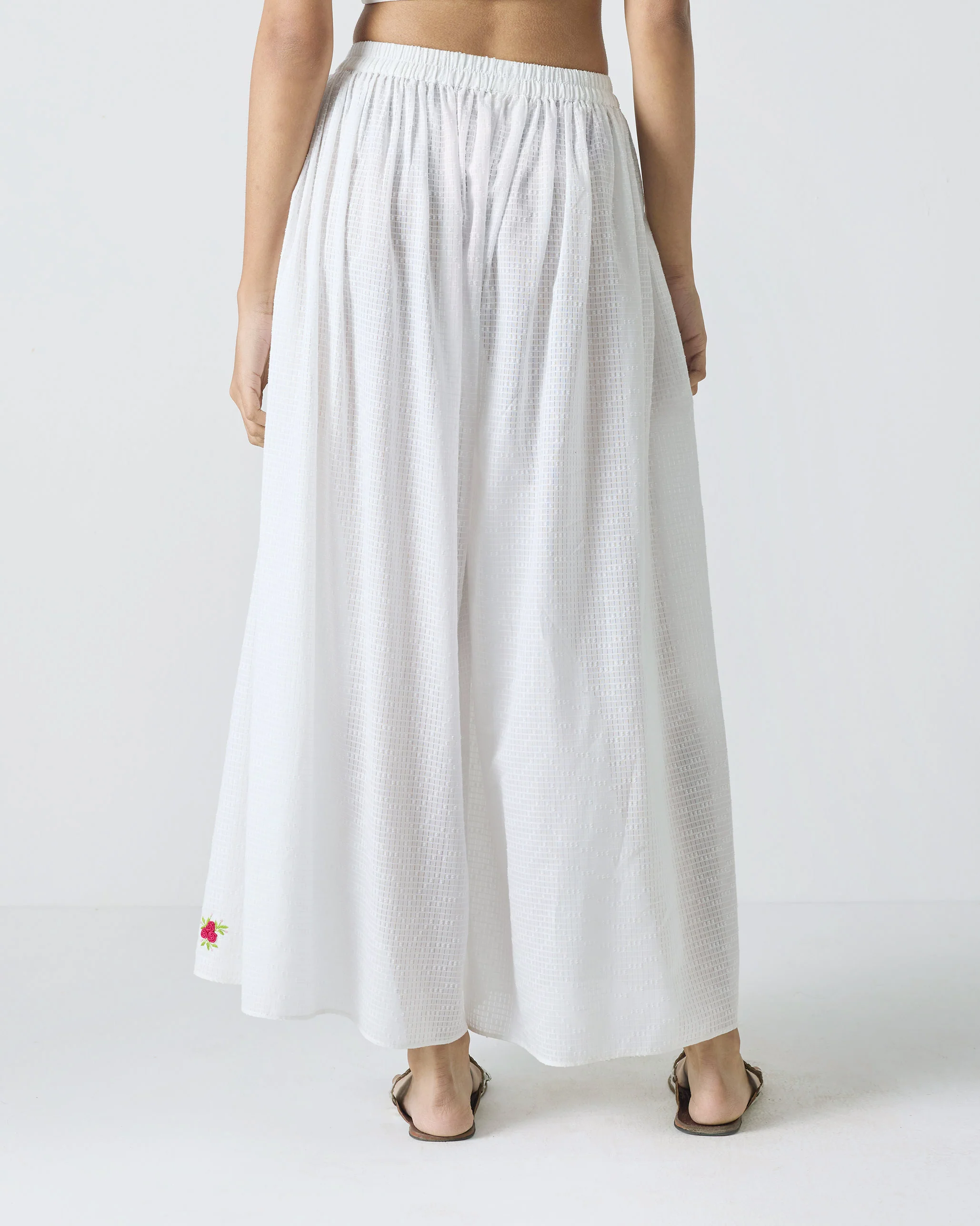 Yoi Hem Pants - White - Image 4