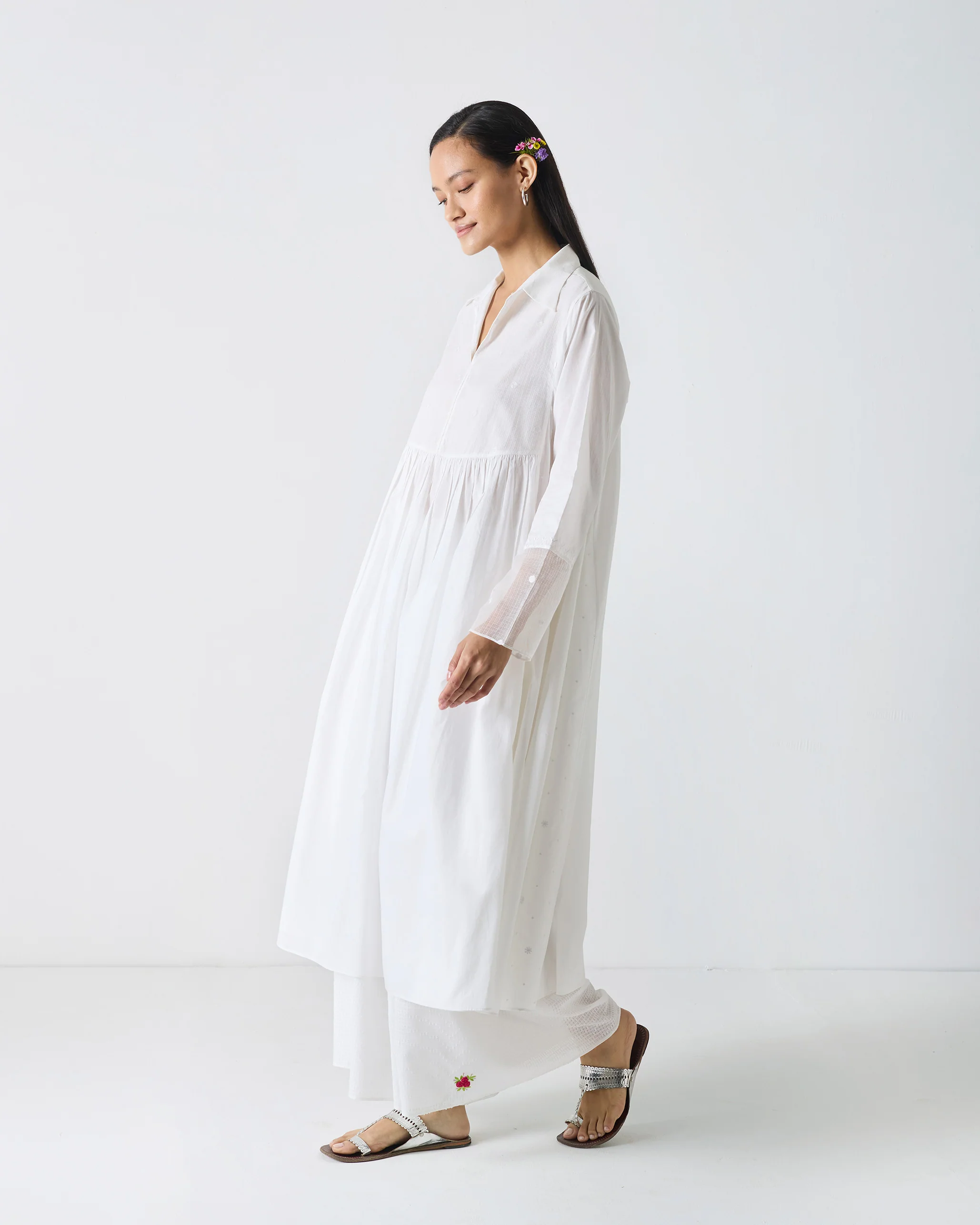 Yoi Hem Pants - White - Image 6