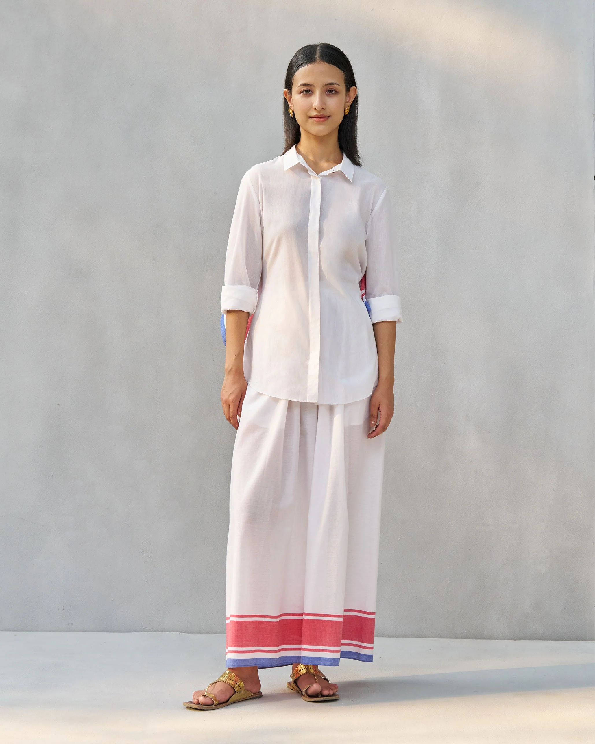 Yoi Hem Pants - White - Image 5