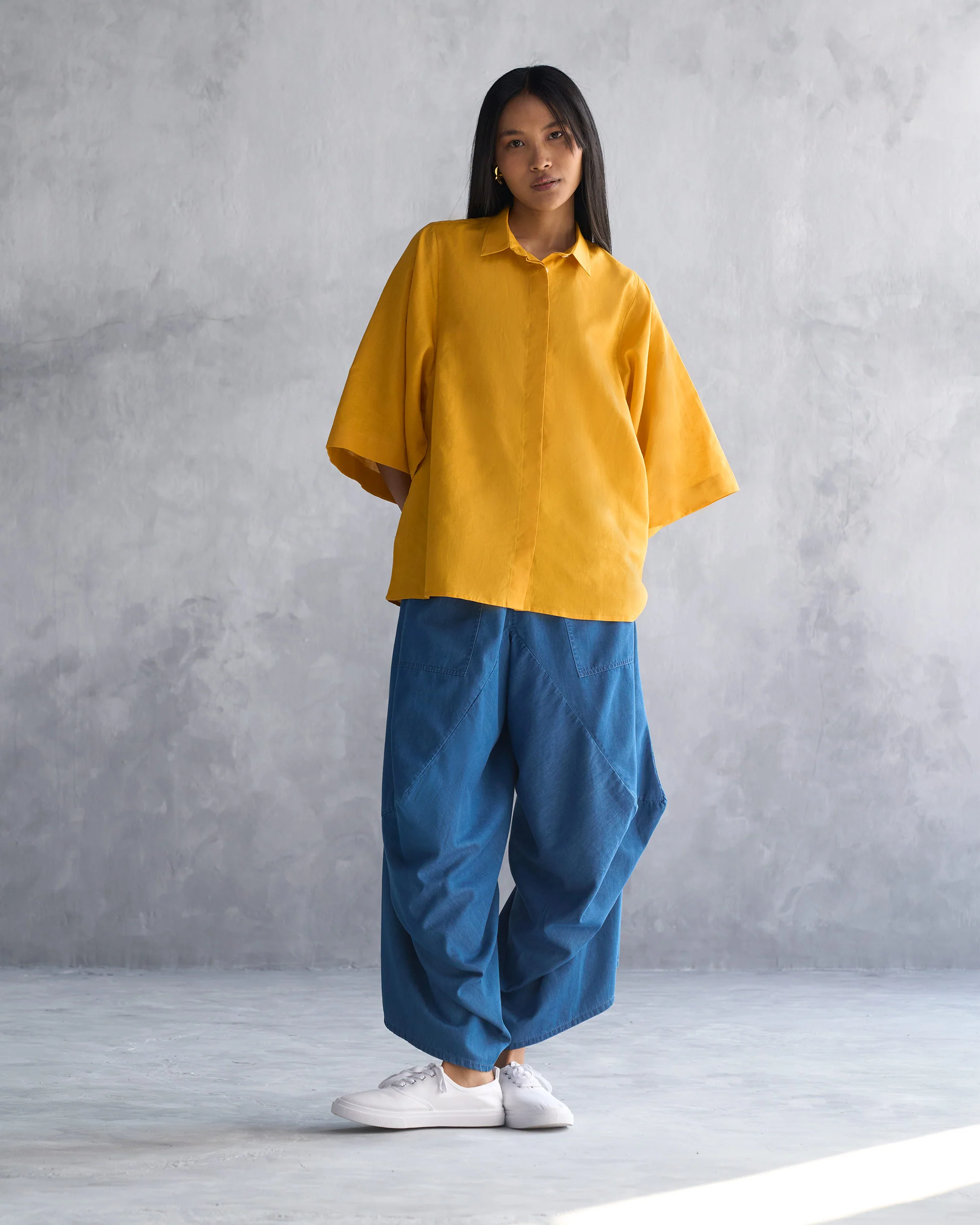 Yoka Trousers - Blue - Image 5