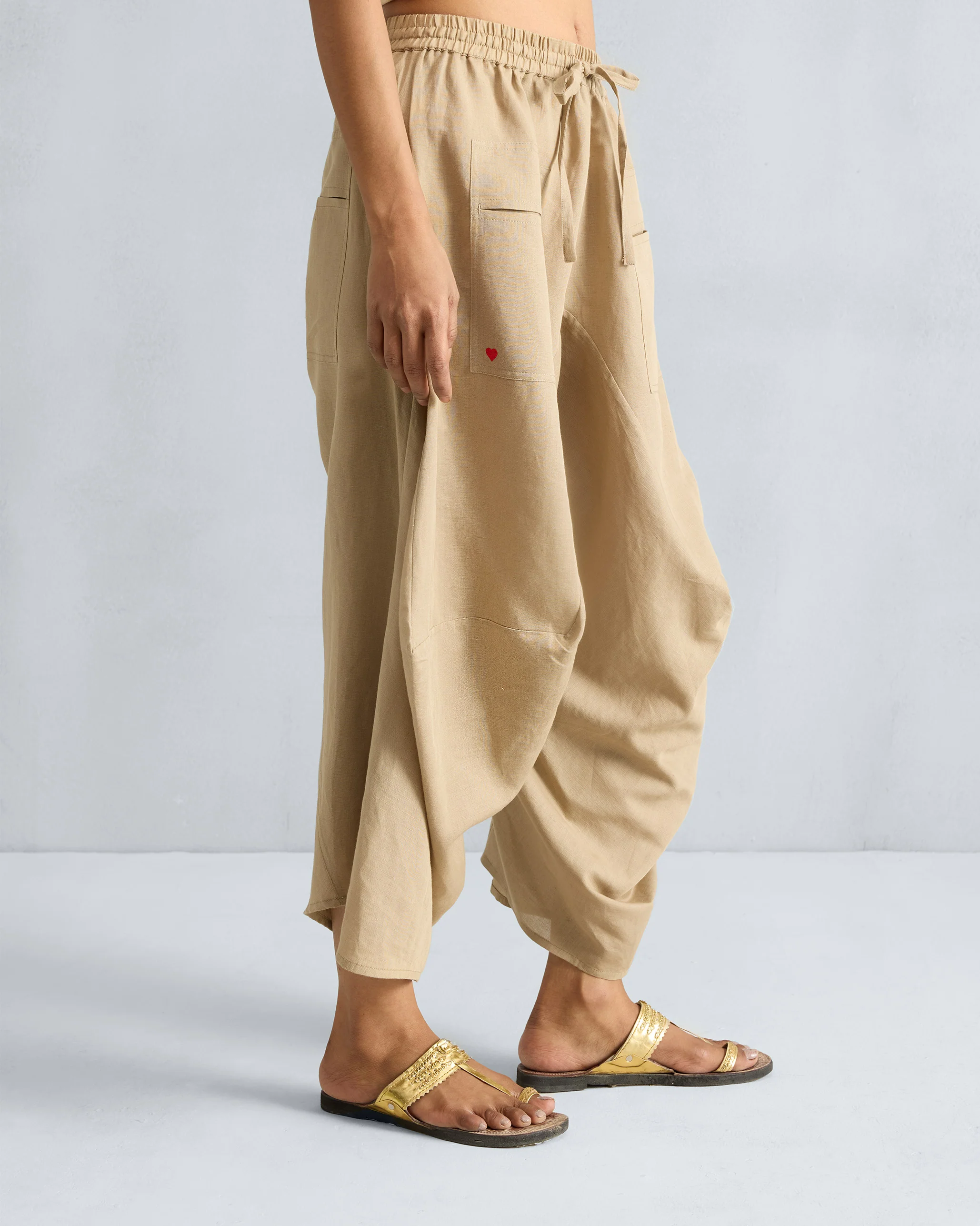 Yoka Trousers - Beige - Image 2