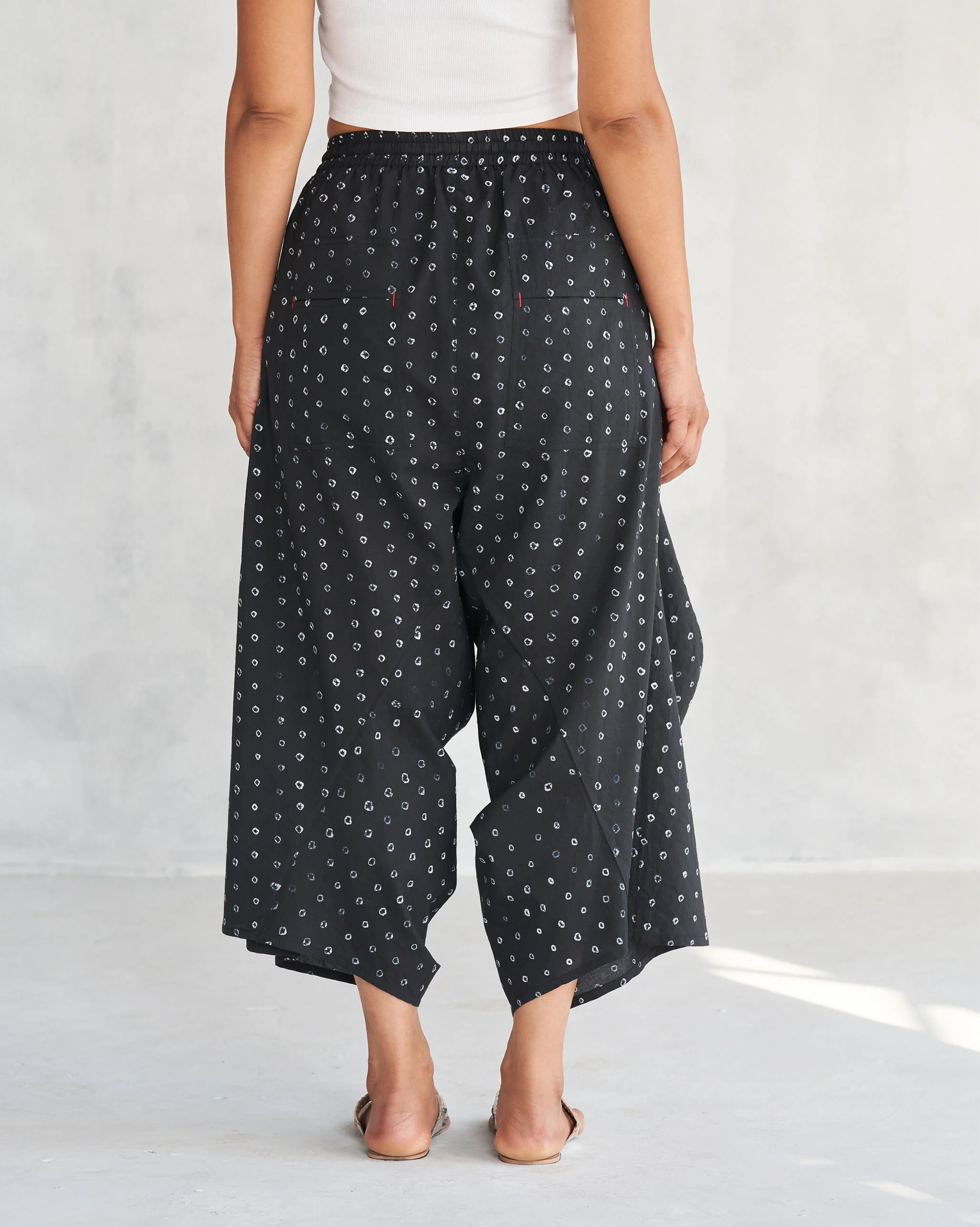 Yoka Trousers - Black & Ivory - Image 2