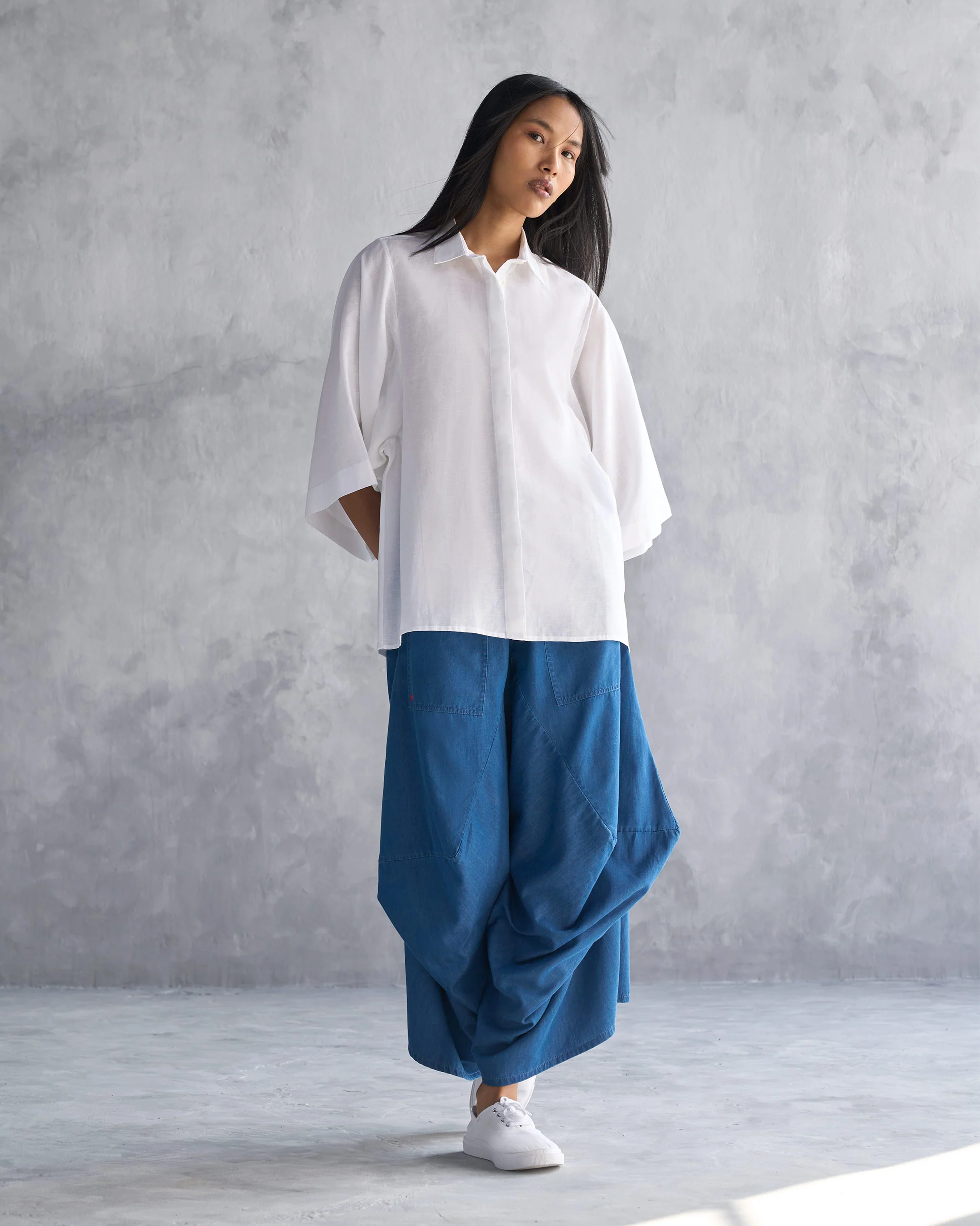 Yoka Trousers - Blue - Image 5