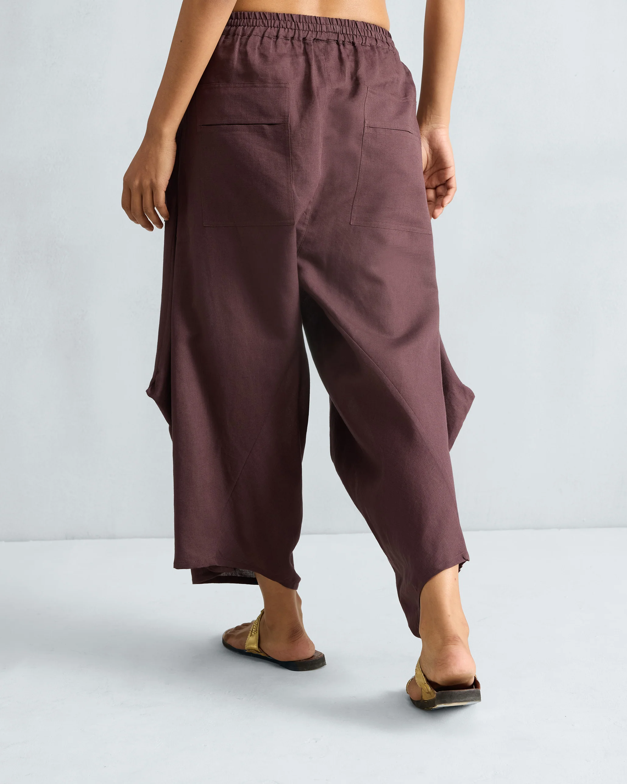 Yoka Trousers - Chocolate Plum - Image 3