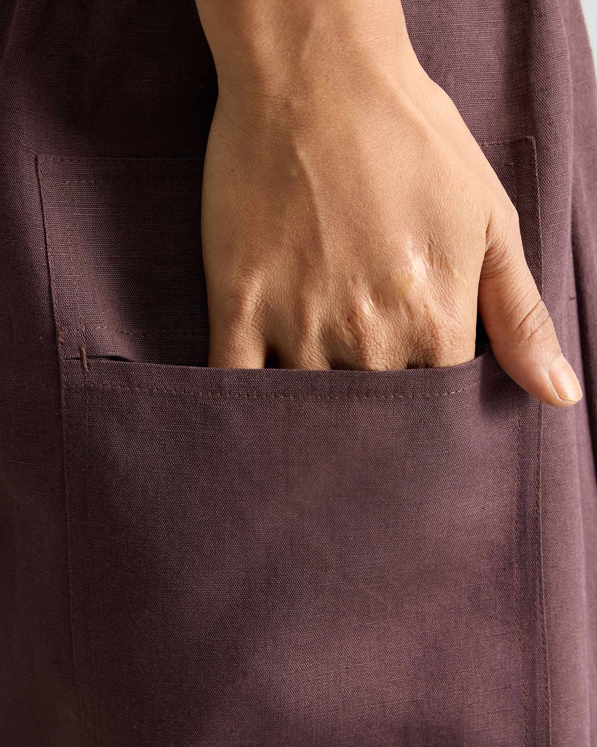 Yoka Trousers - Chocolate Plum - Image 5