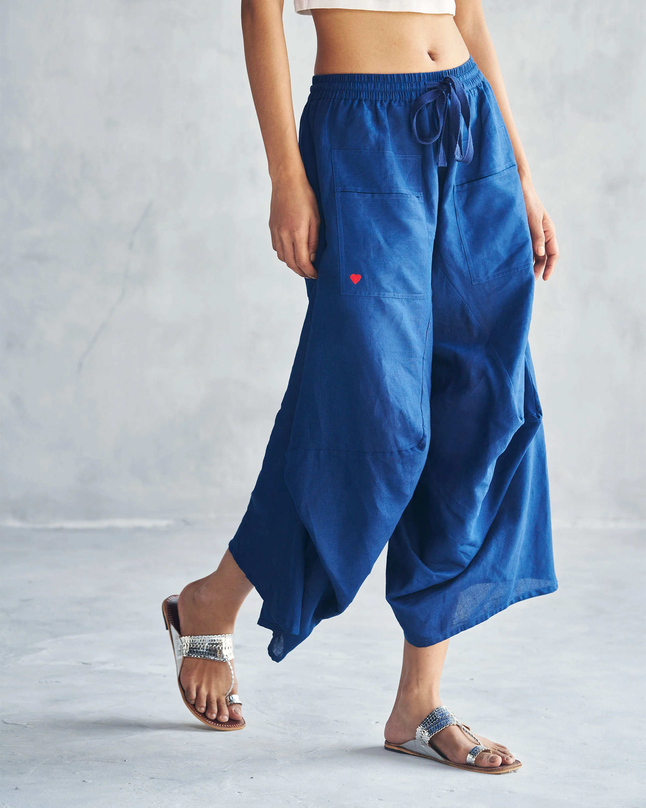 Yoka Trousers - Navy - Image 3