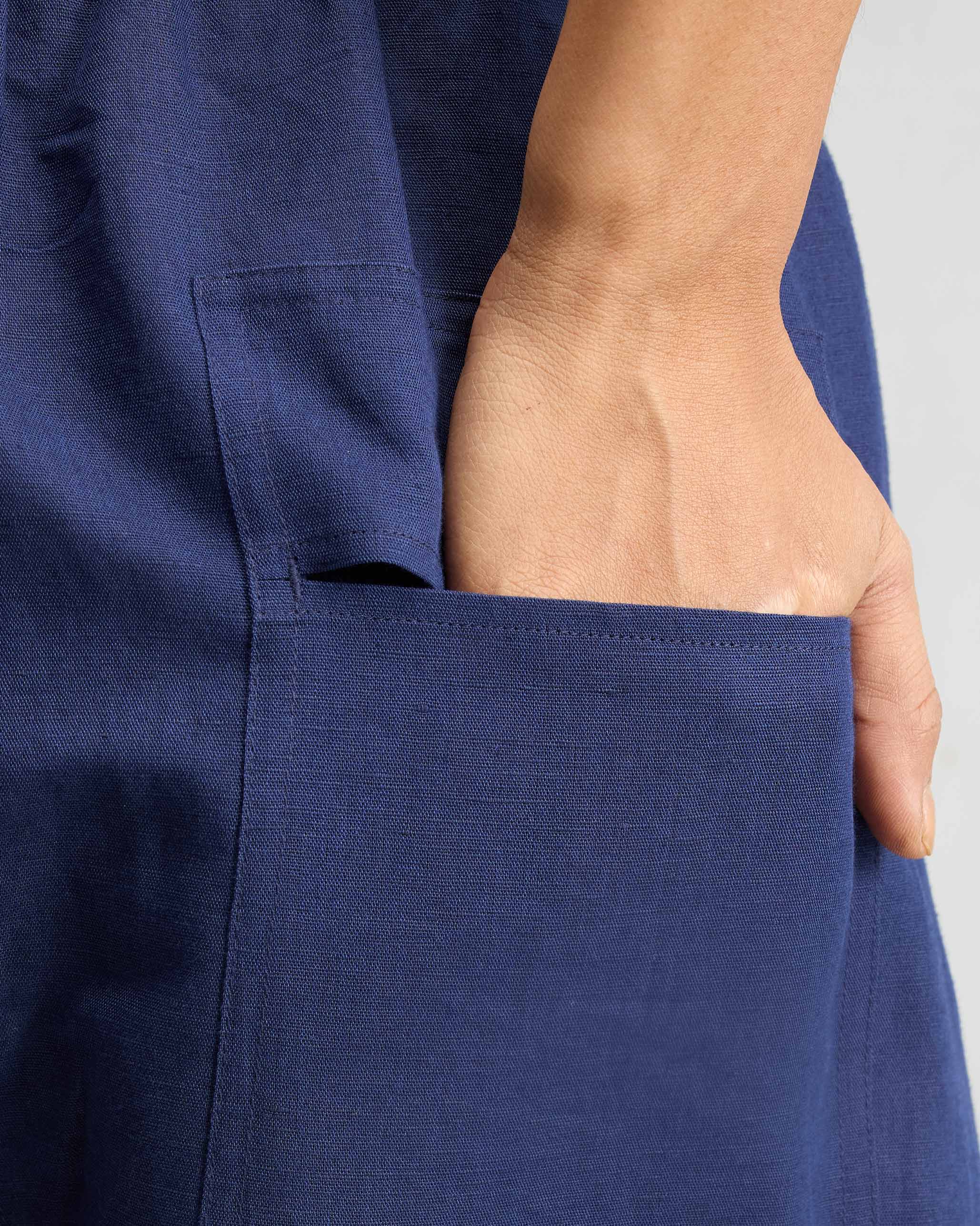 Yoka Trousers - Ink Blue - Image 5
