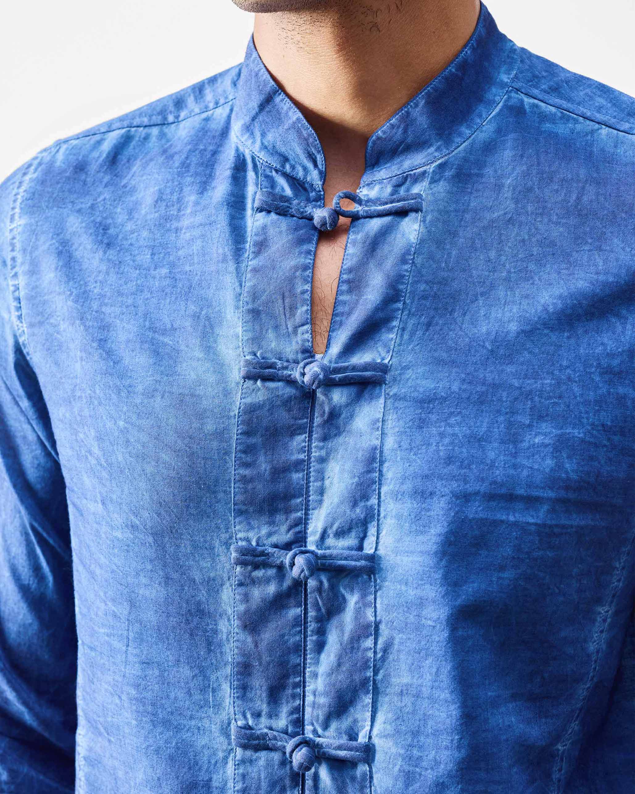 Yonaka Shirt - Navy - Image 2