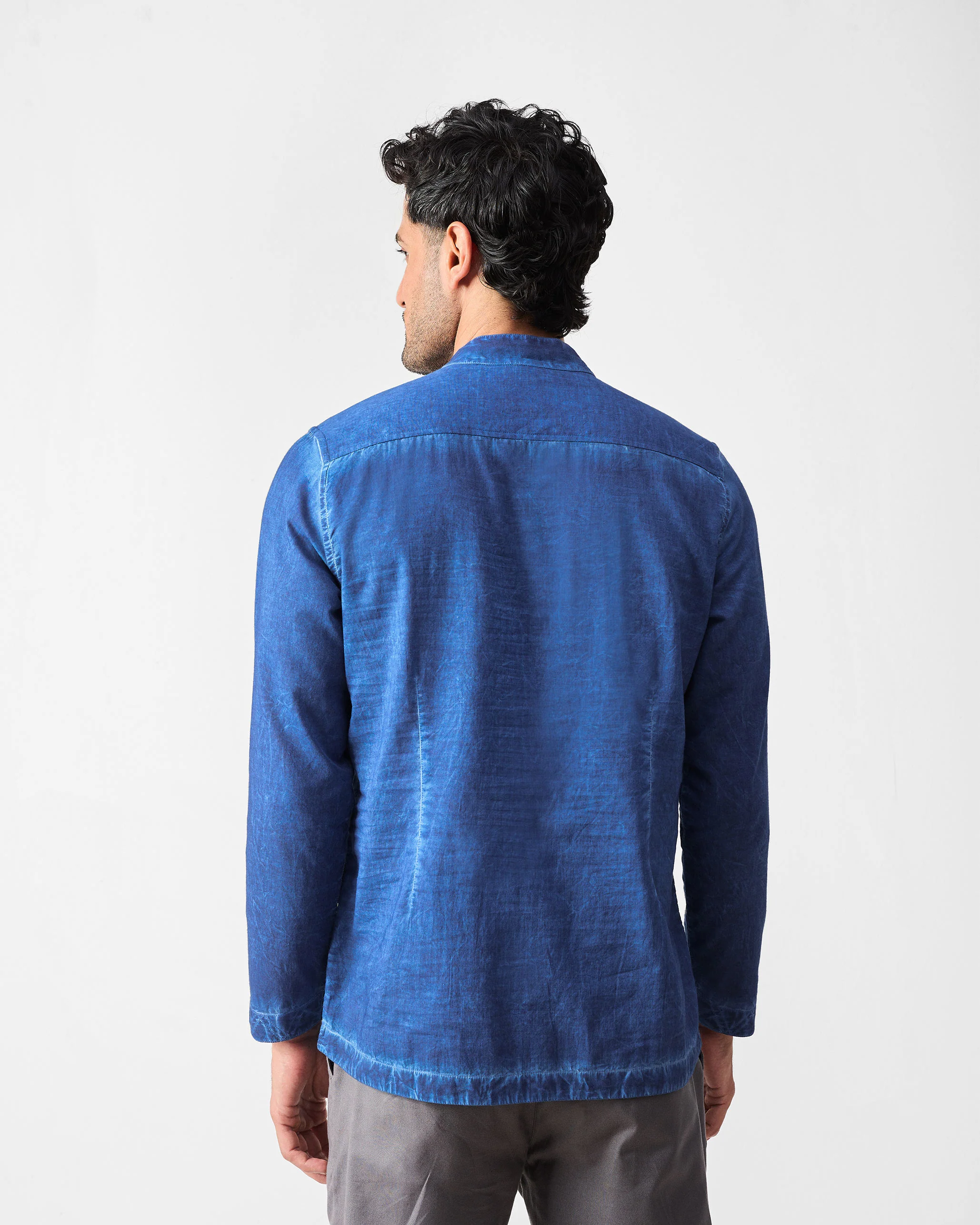 Yonaka Shirt - Navy - Image 4