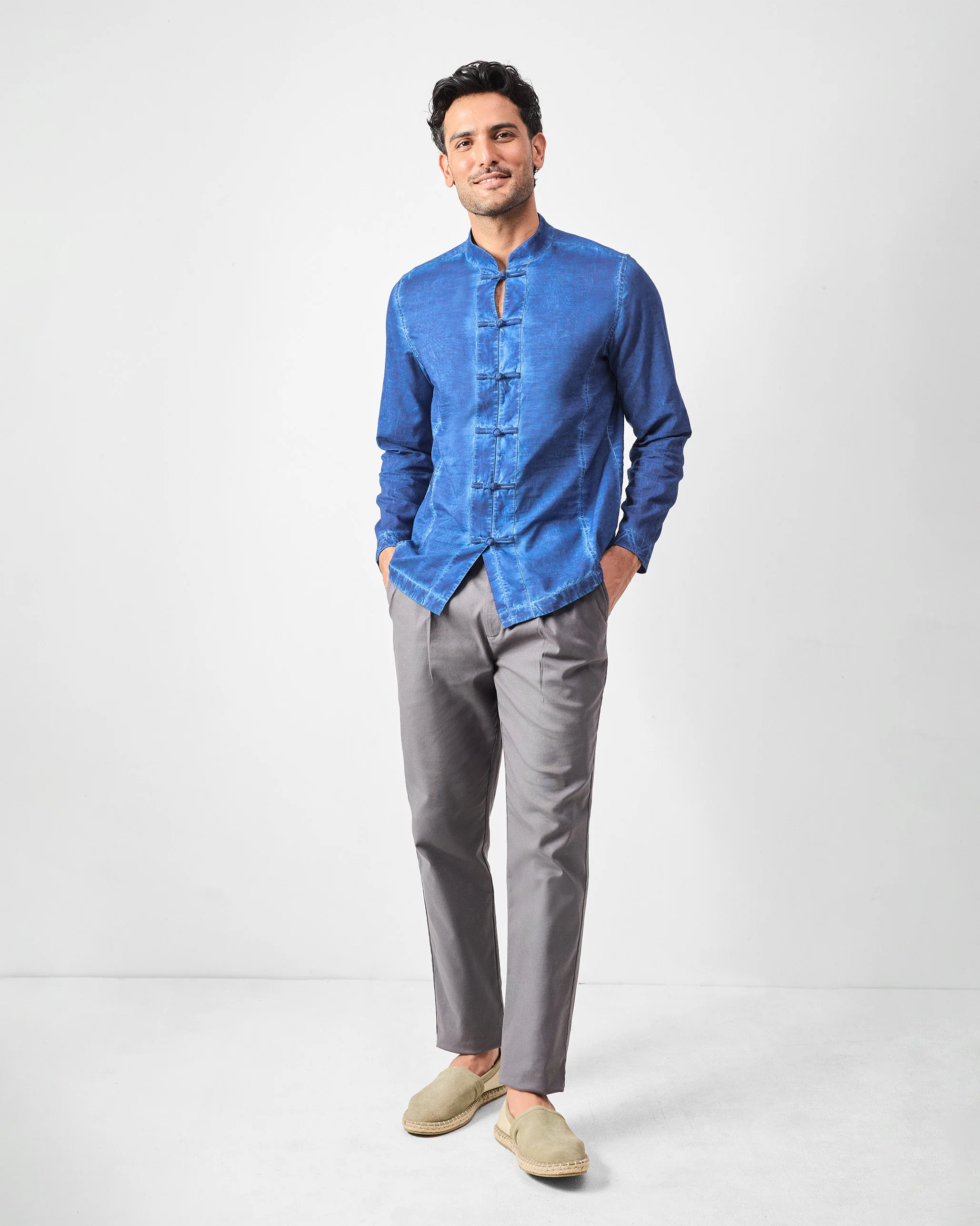 Yonaka Shirt - Navy - Image 6