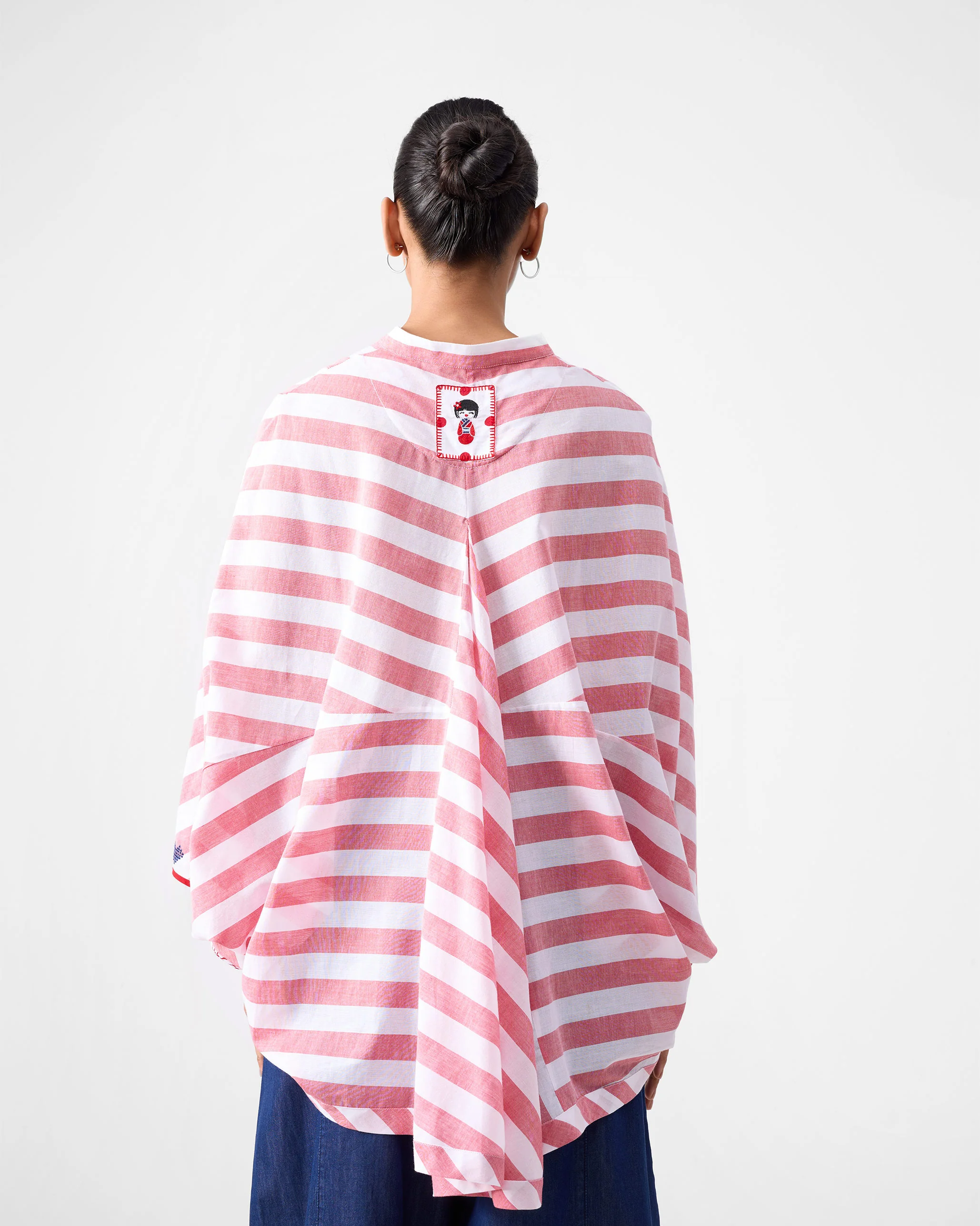 Yuma Top - Red & White Stripes - Image 5
