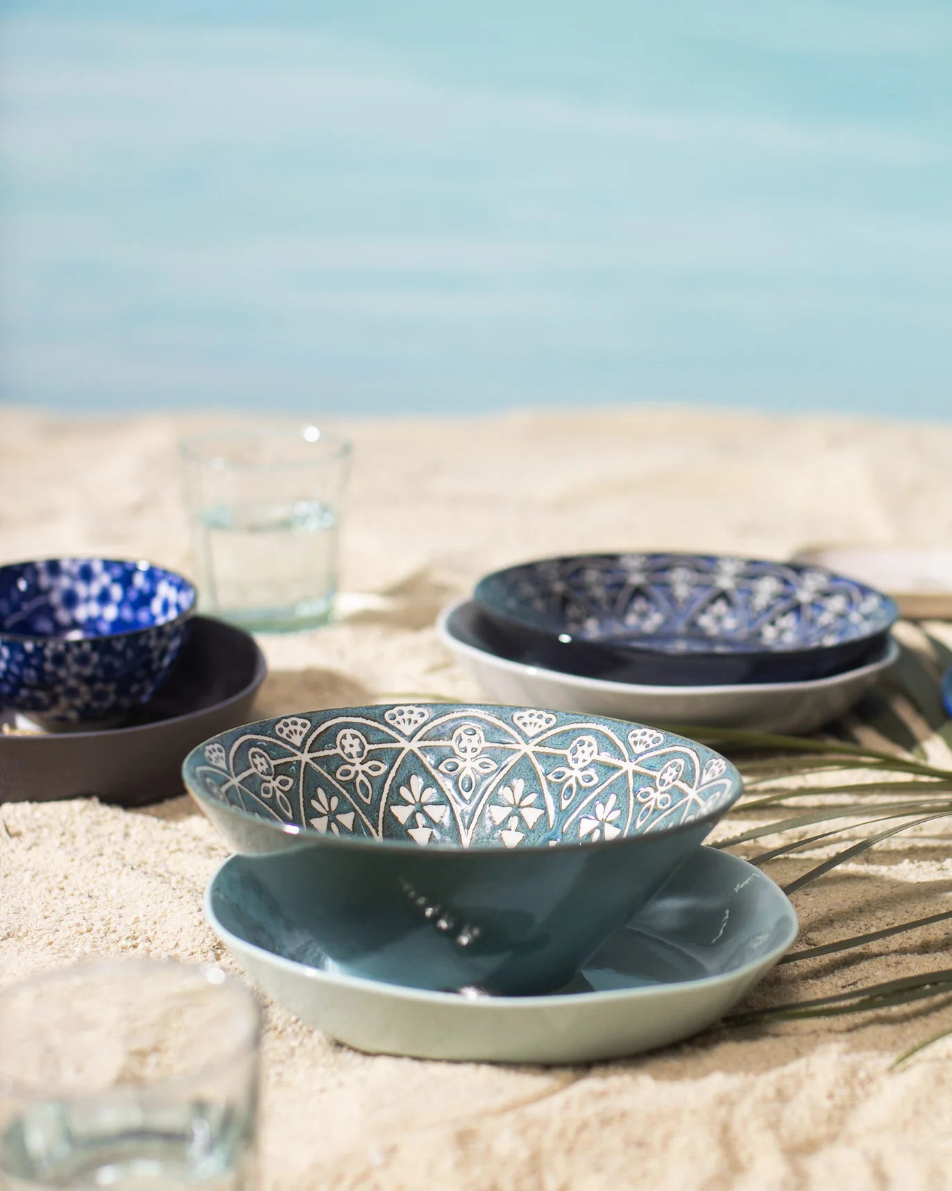 Zanzibar Pasta Bowl - Aqua - Image 2