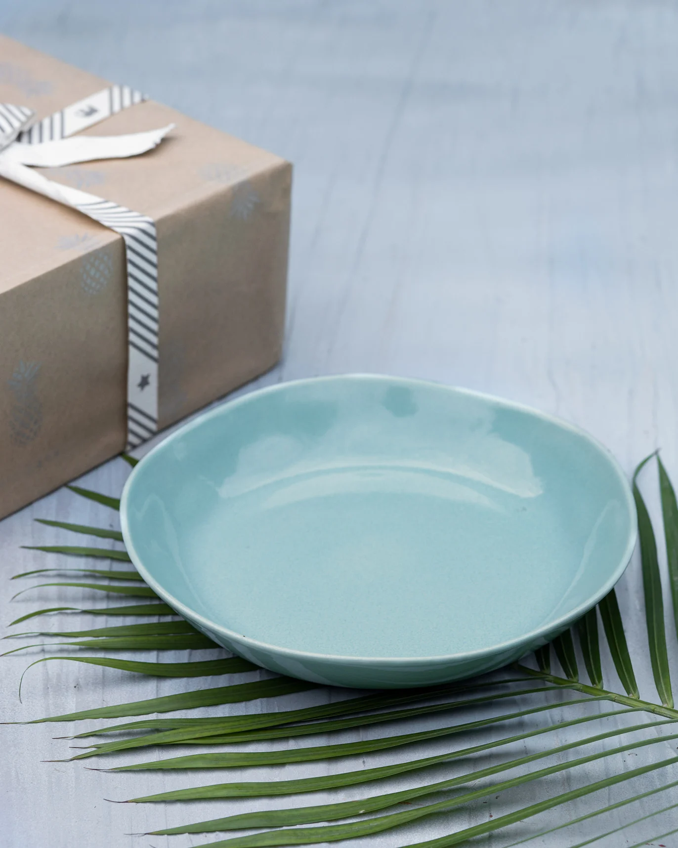 Zanzibar Pasta Bowl - Aqua - Image 4