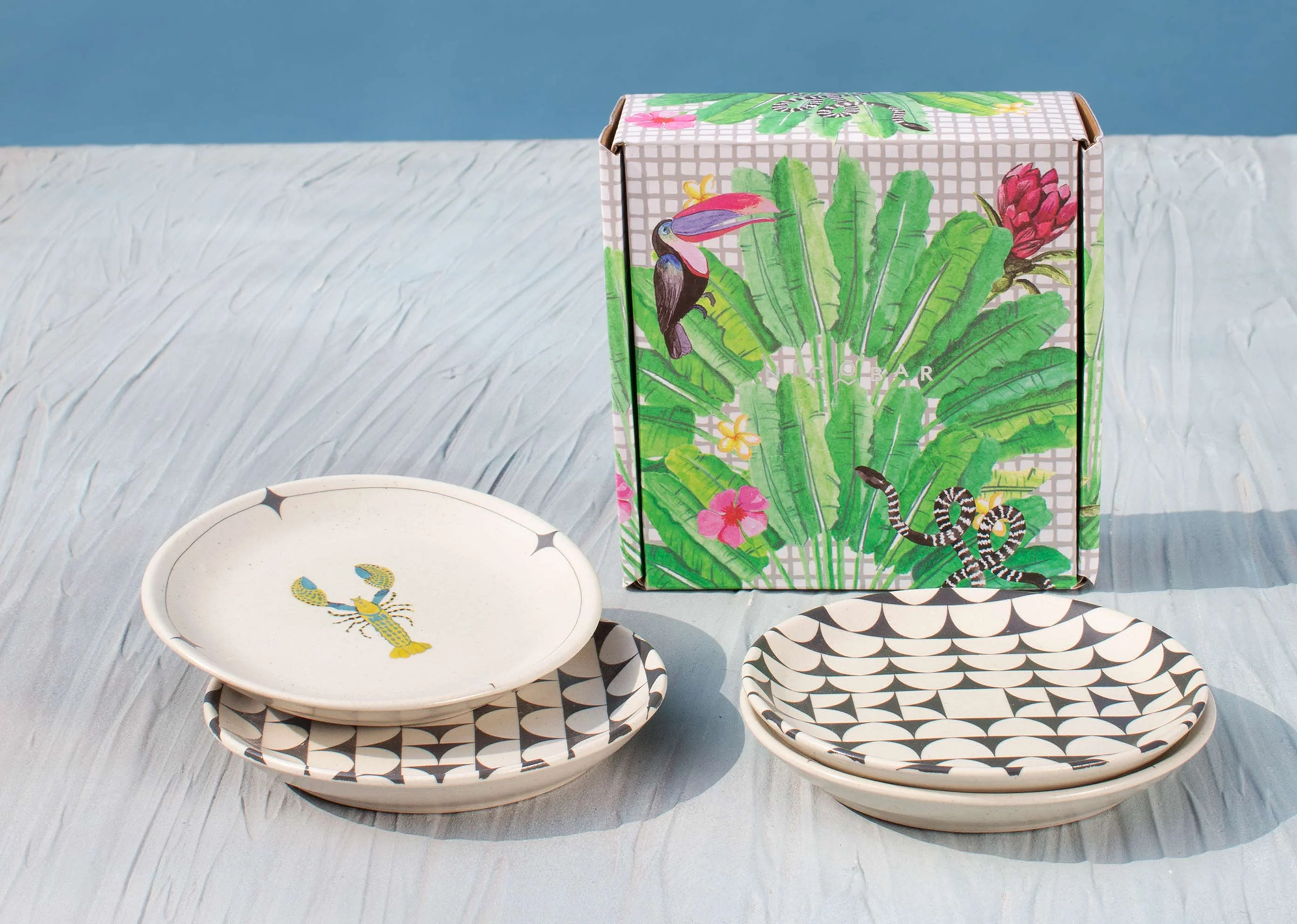Zanzibar Tea Plates (Set of 4) - Image 3