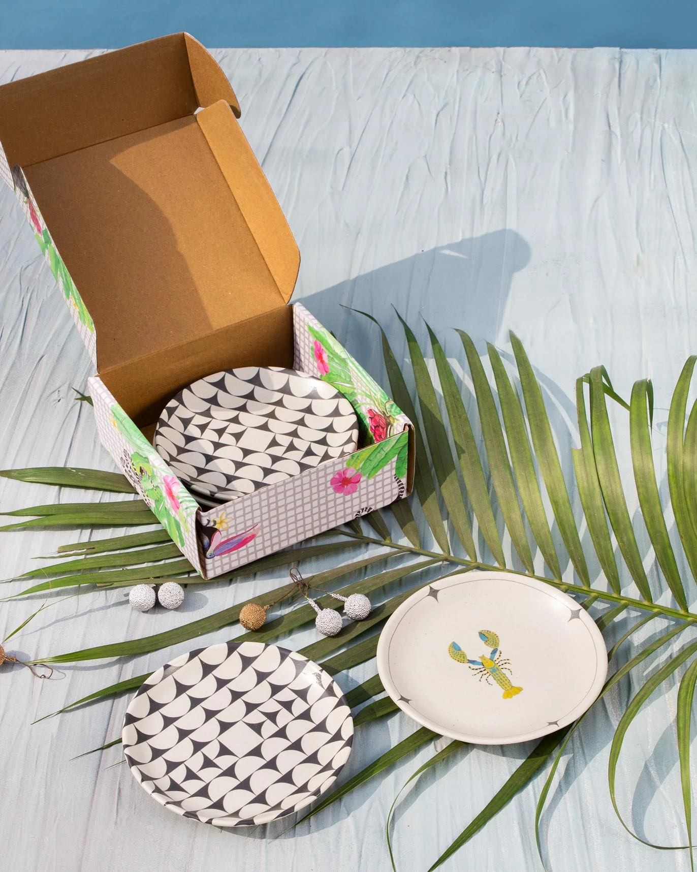 Zanzibar Tea Plates (Set of 4) - Image 4